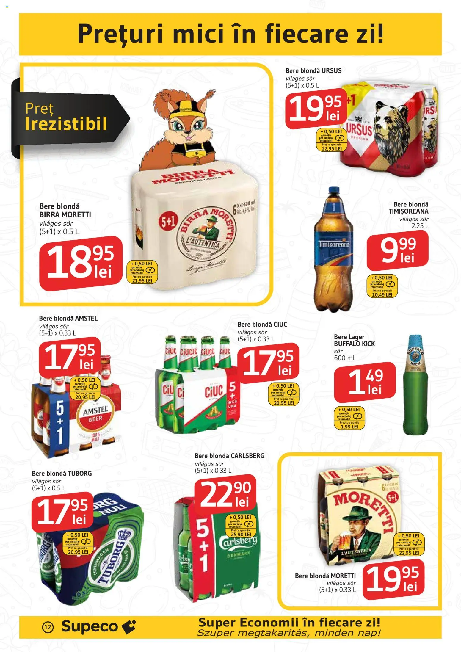 Catalog Supeco 15 - 20 Octombrie 2026 | Pagina 12 | Produse: Ursus, Mici, Bere