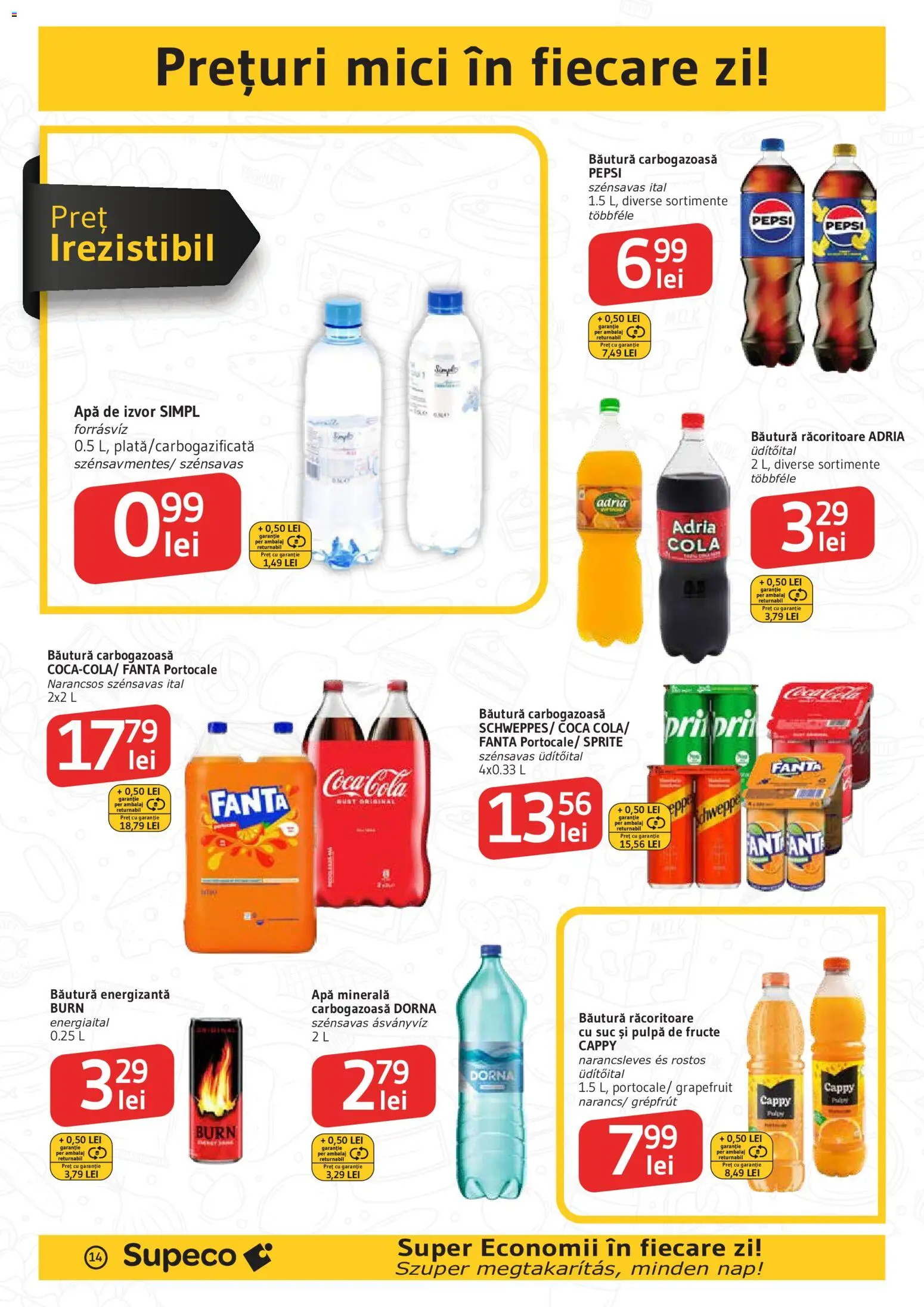 Catalog Supeco 15 - 20 Octombrie 2026 | Pagina 14 | Produse: Fanta, Grapefruit, Pepsi, Portocale