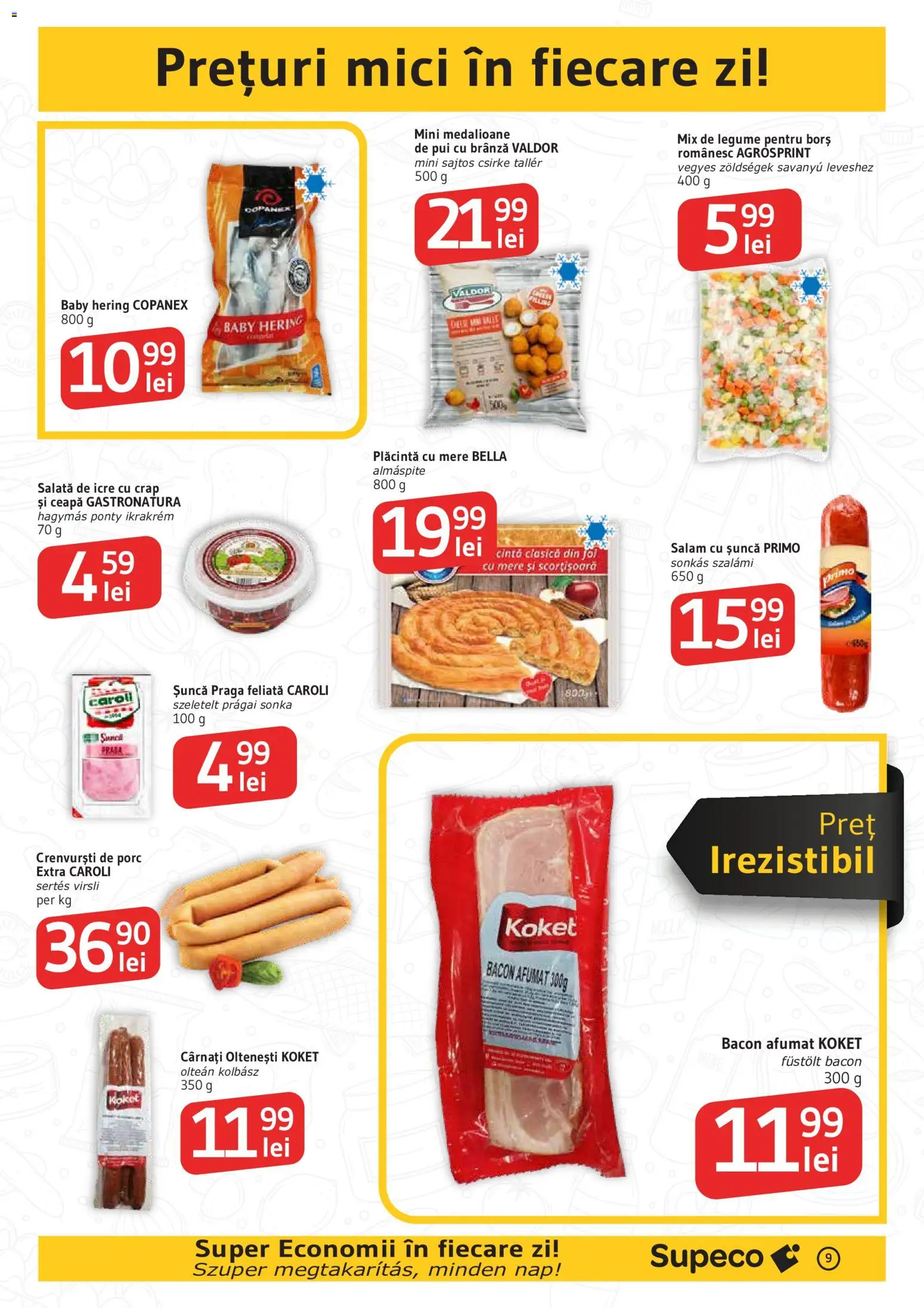 Catalog Supeco 15 - 20 Octombrie 2026 | Pagina 9 | Produse: Pui, Crenvurști, Șuncă, Legume