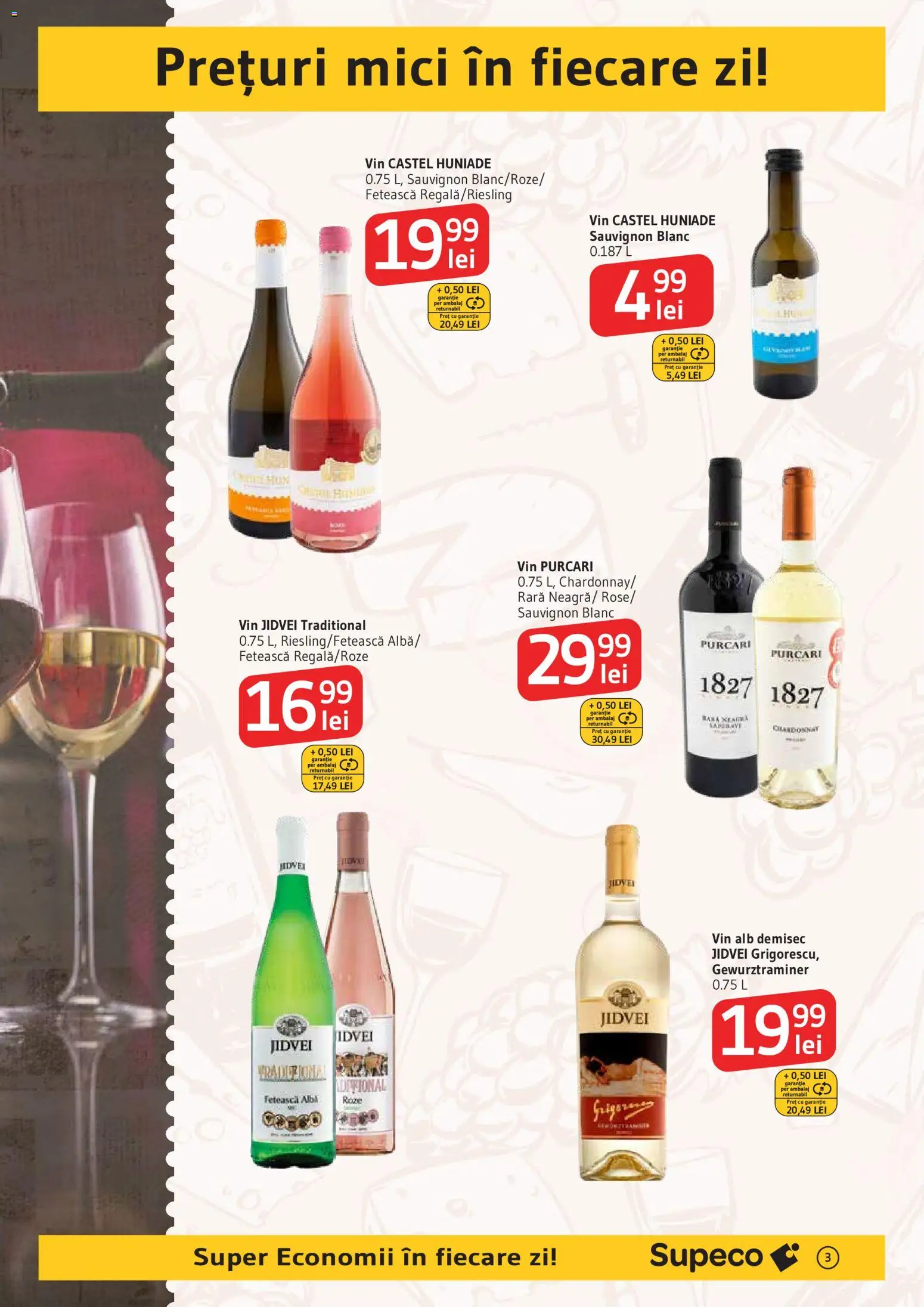 Catalog Supeco 8 - 20 Octombrie 2026 | Pagina 3 | Produse: Castel huniade, Mici, Vin, Sauvignon