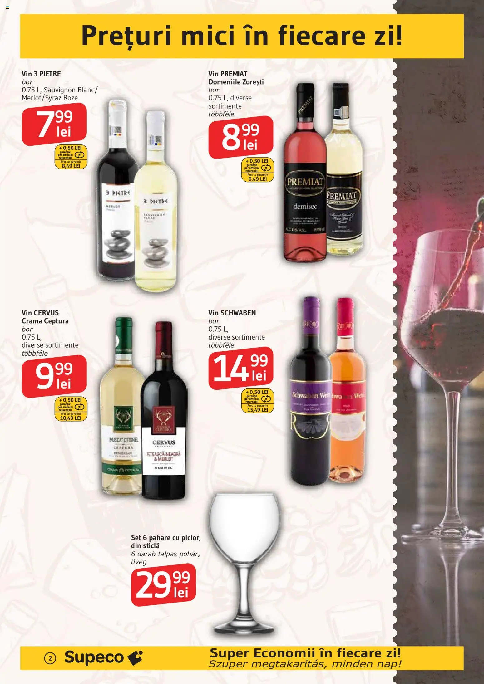 Catalog Supeco 8 - 20 Octombrie 2026 | Pagina 2 | Produse: Pahare, Mici, Vin, Sauvignon