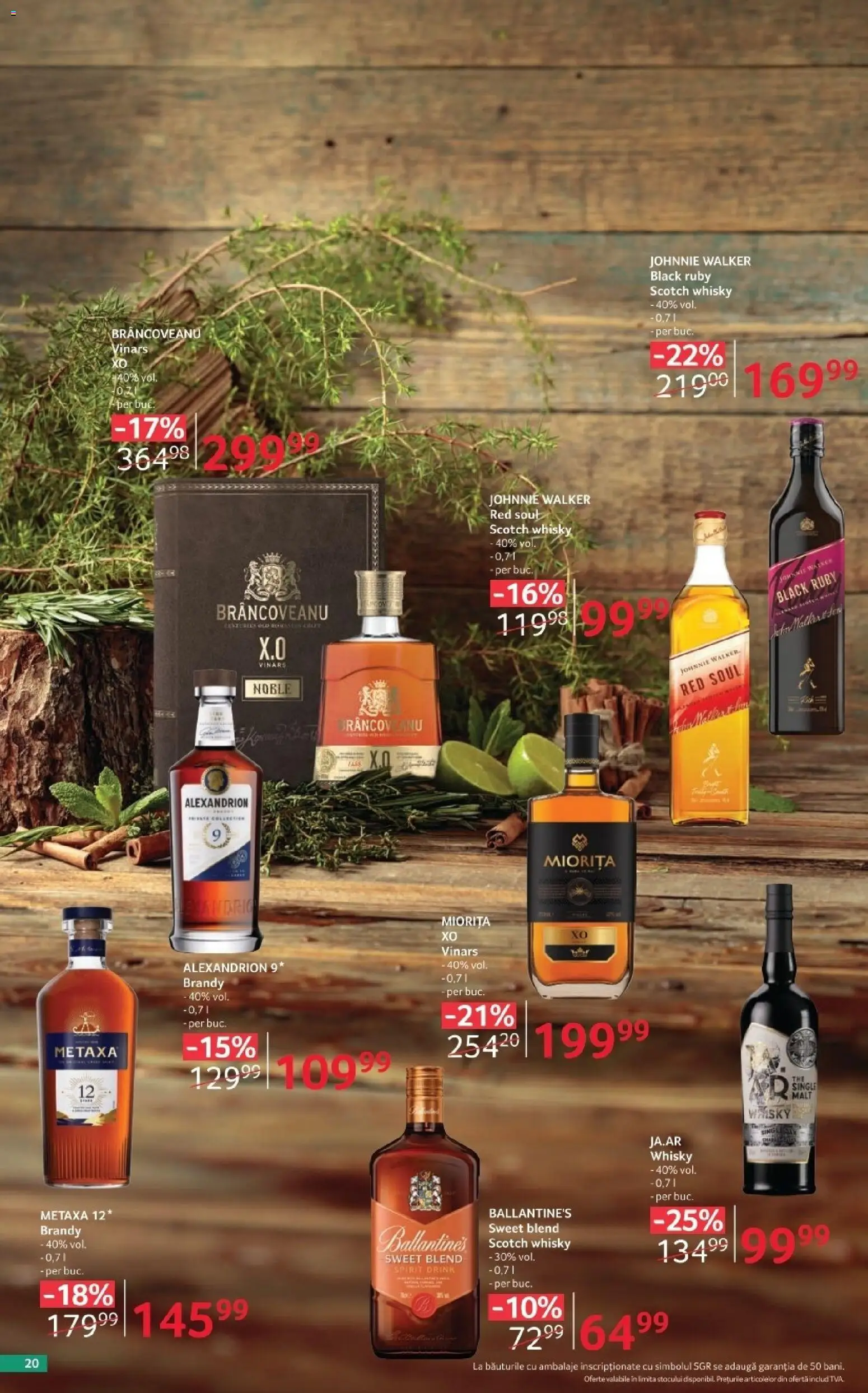 Catalog Selgros 2 - 28 Octombrie 2026 | Pagina 20 | Produse: Scotch Whisky, Metaxa, Ballantine's, Black