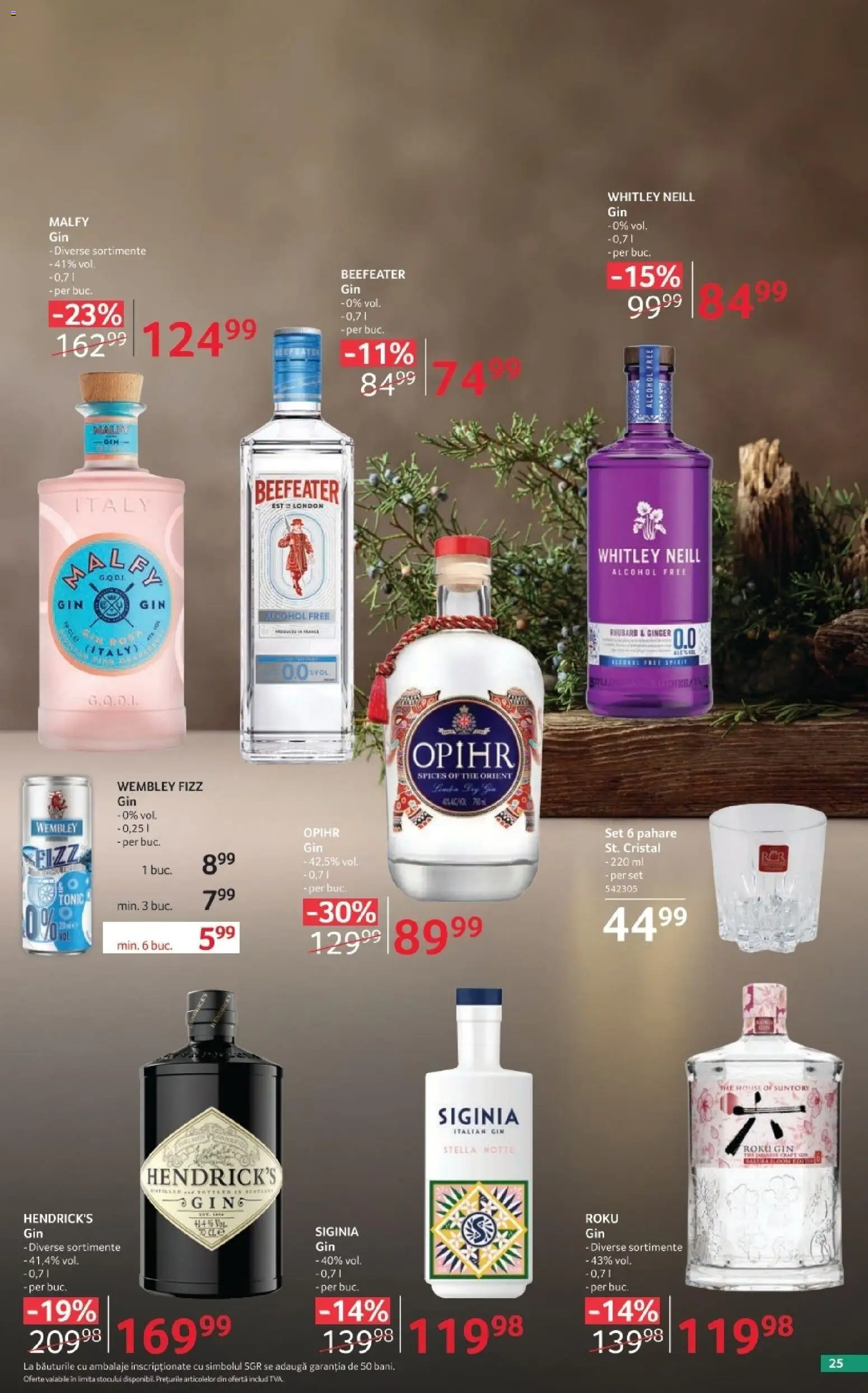 Catalog Selgros 2 - 28 Octombrie 2026 | Pagina 25 | Produse: Pahare, Gin