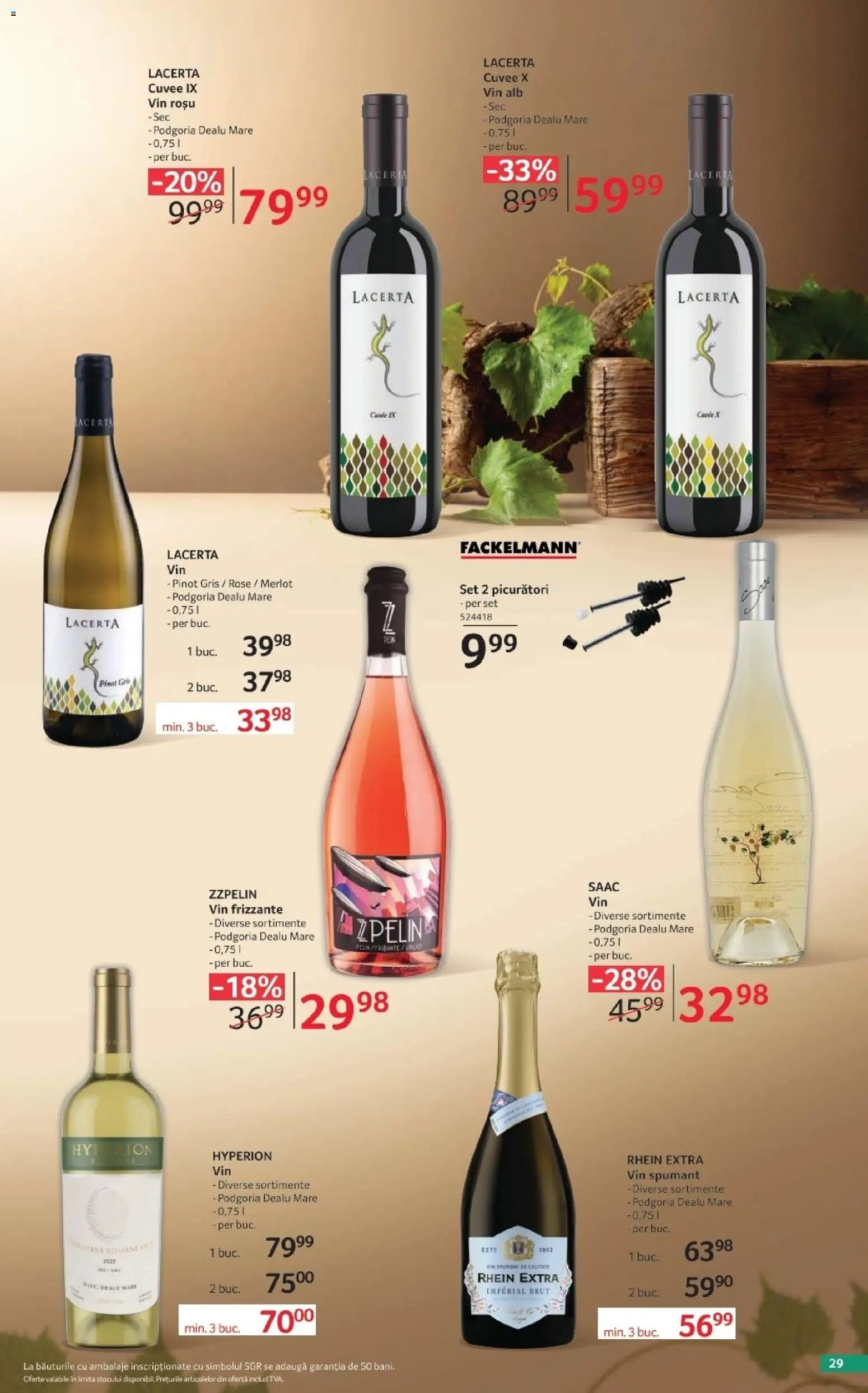 Catalog Selgros 2 - 28 Octombrie 2026 | Pagina 29 | Produse: Vin rosu, Vin alb, Vin, Vin Frizzante