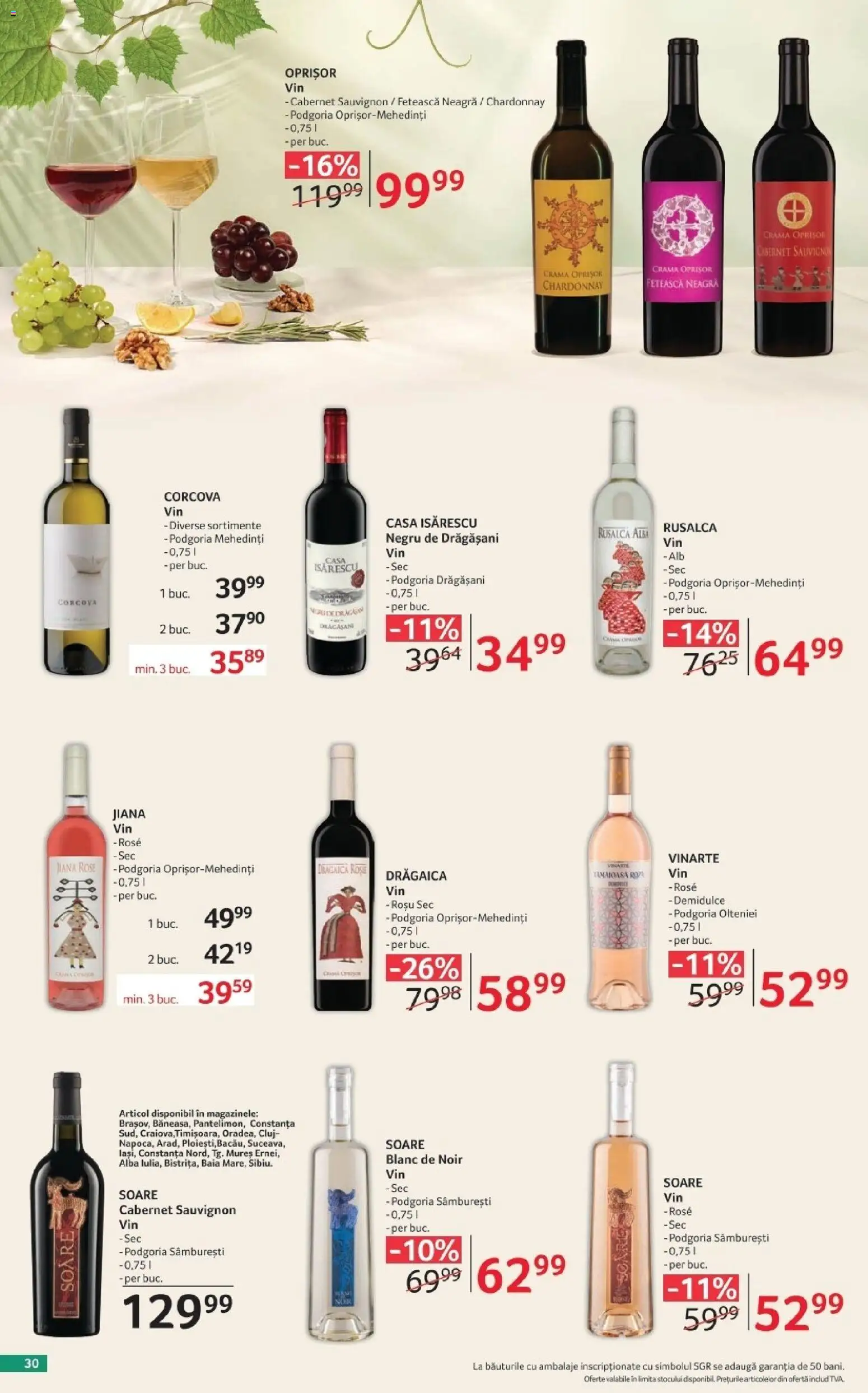 Catalog Selgros 2 - 28 Octombrie 2026 | Pagina 30 | Produse: Alba, Sauvignon