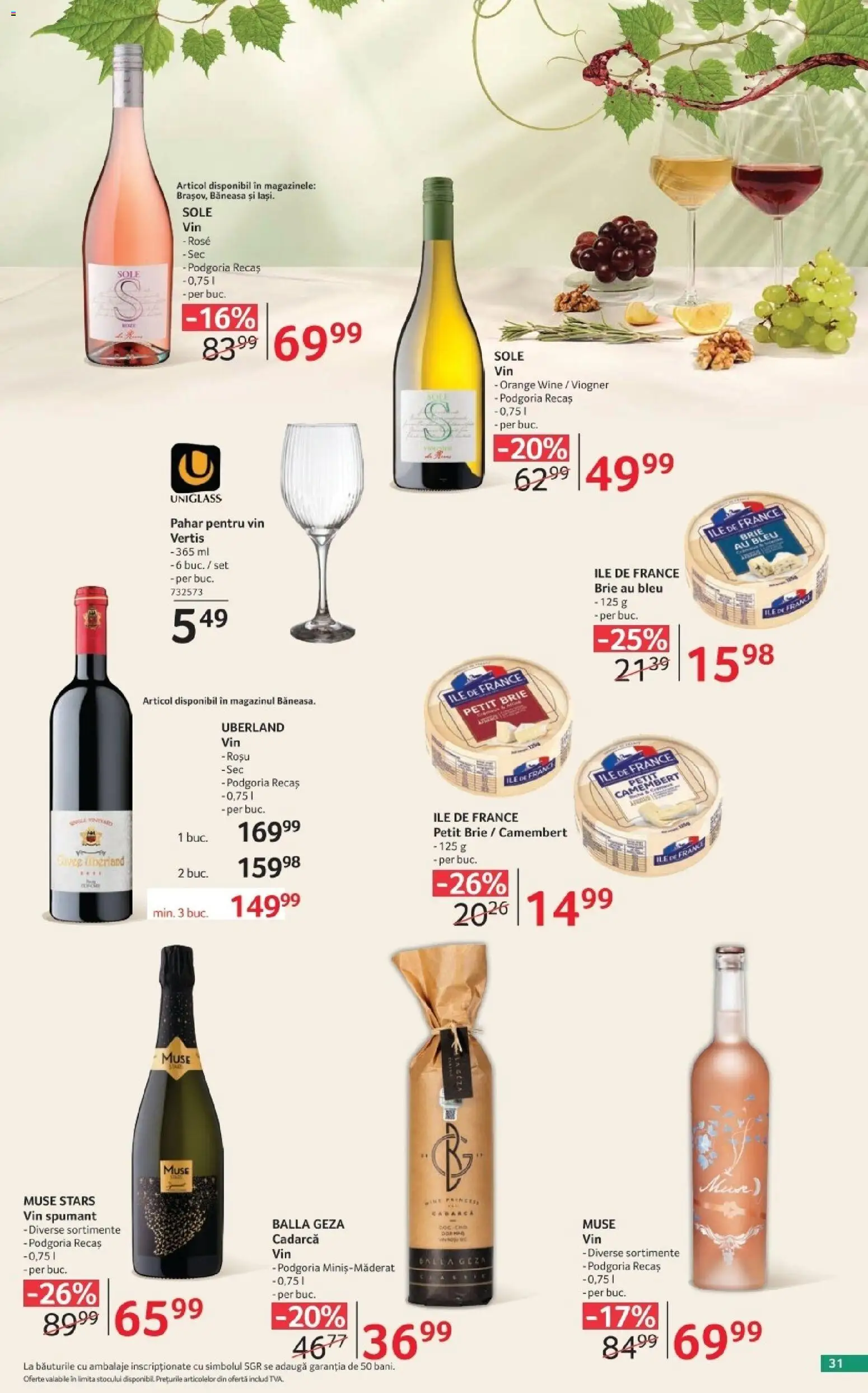 Catalog Selgros 2 - 28 Octombrie 2026 | Pagina 31 | Produse: Vin spumant, Vin