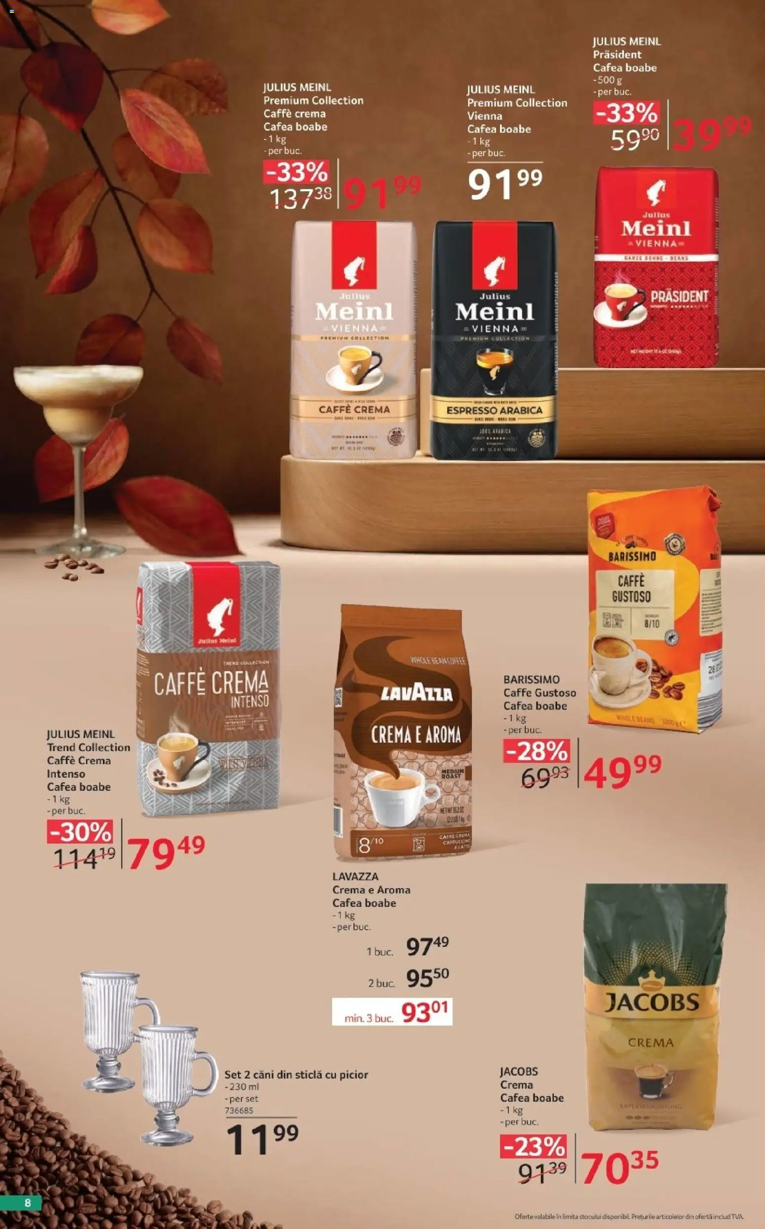 Catalog Selgros 2 - 28 Octombrie 2026 | Pagina 8 | Produse: Premium, Jacobs, Cremă, Cafea