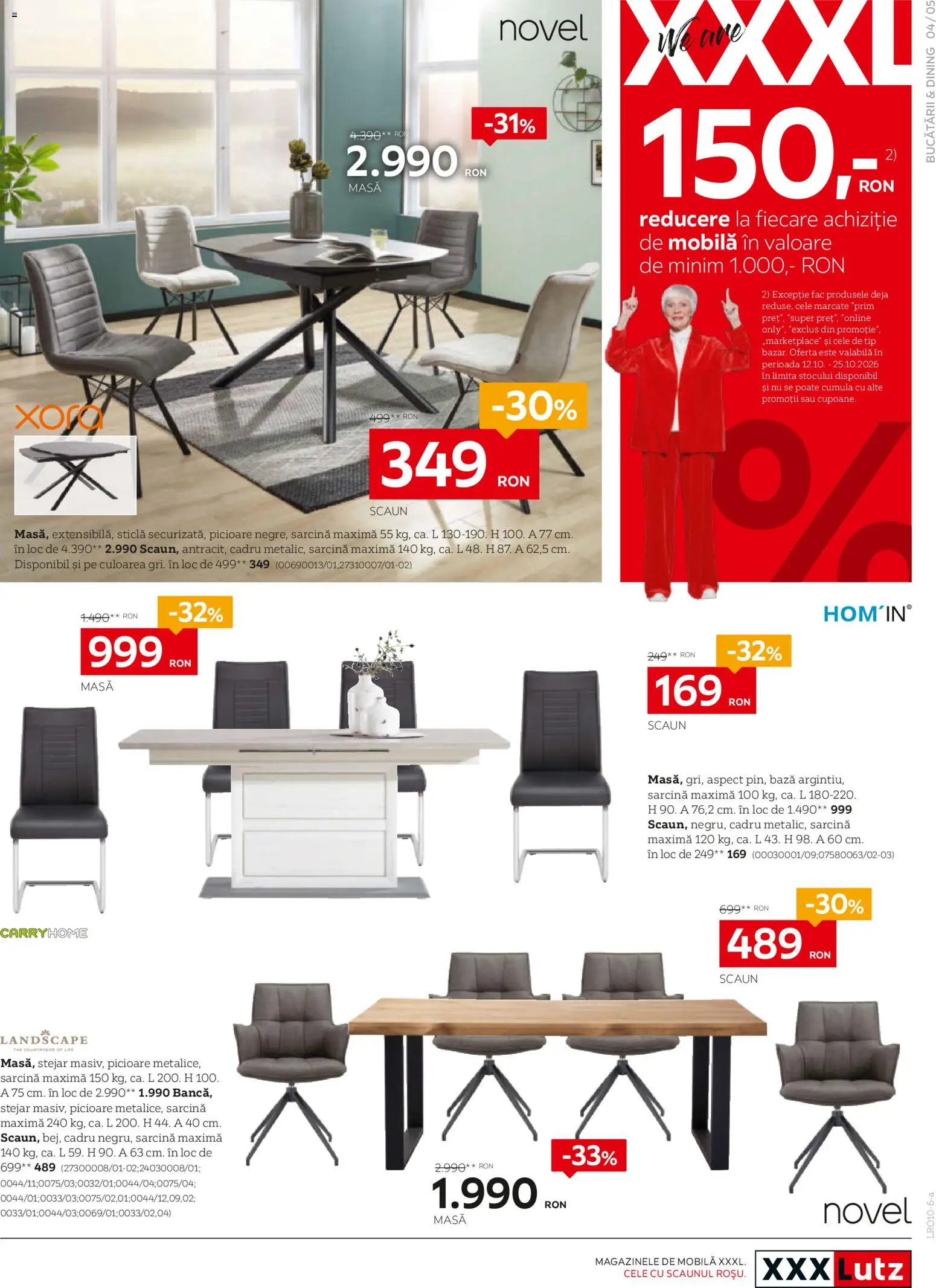 Catalog XXXLutz 5 - 31 Octombrie 2026 | Pagina 5 | Produse: Masă, Scaun, Tip