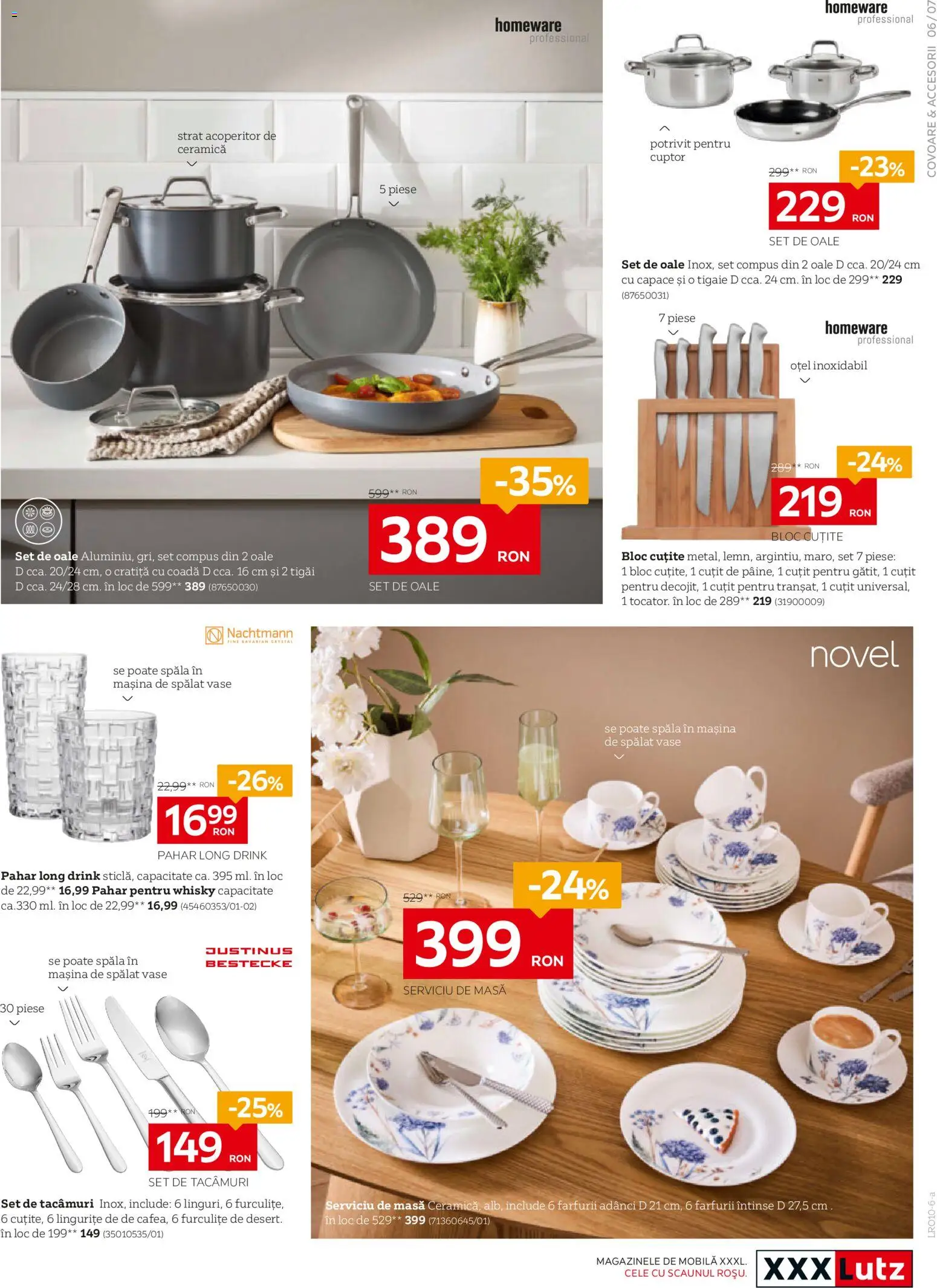 Catalog XXXLutz 5 - 31 Octombrie 2026 | Pagina 7 | Produse: Mașină De Spălat, Mașină De Spălat Vase, Vase, Masă