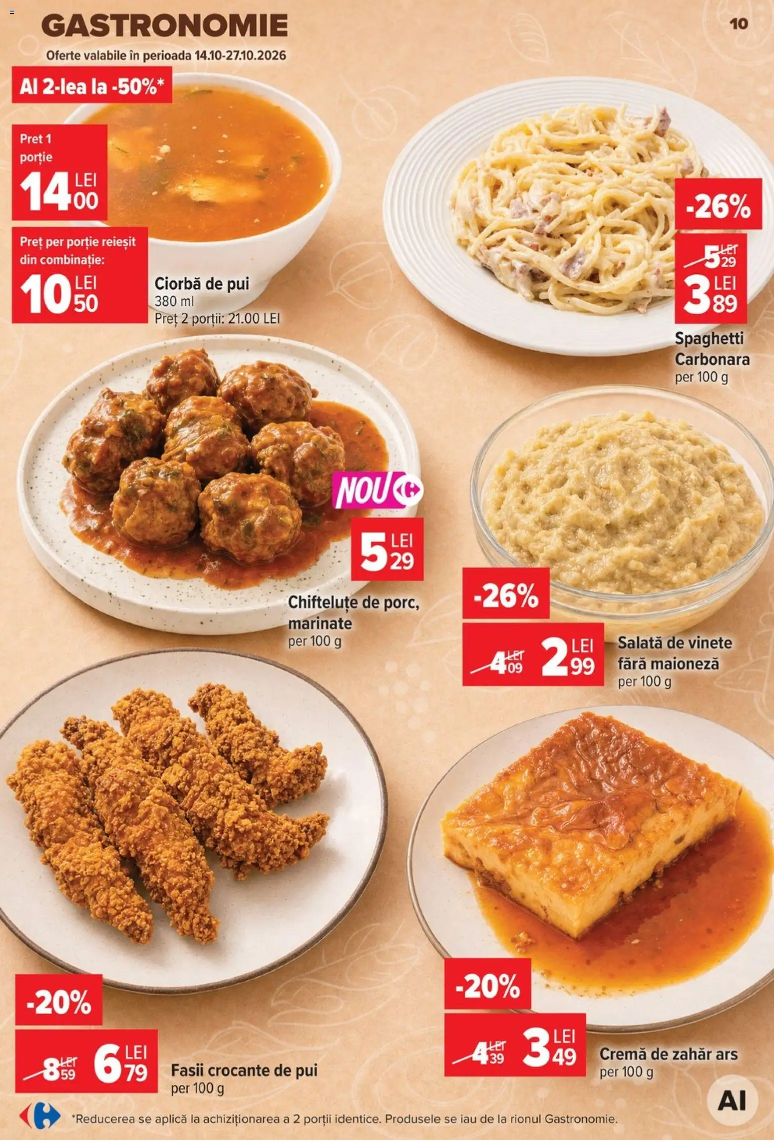 Catalog Carrefour 14 - 26 Octombrie 2026 | Pagina 10 | Produse: Ciorba, Aplică, Maioneză, Zahăr