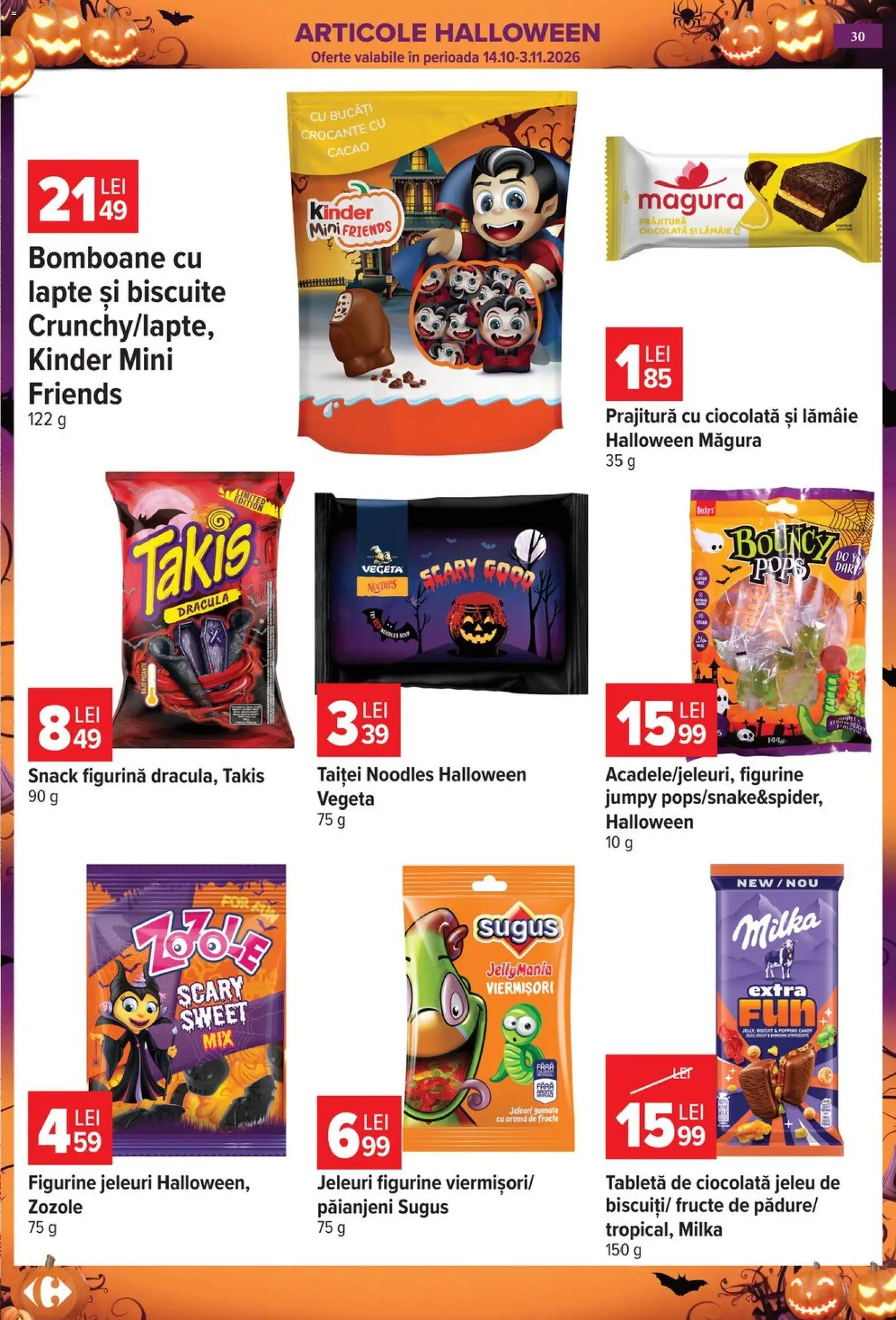 Catalog Carrefour 14 - 26 Octombrie 2026 | Pagina 30 | Produse: Tabletă, Lapte, Ciocolată, Lămâie