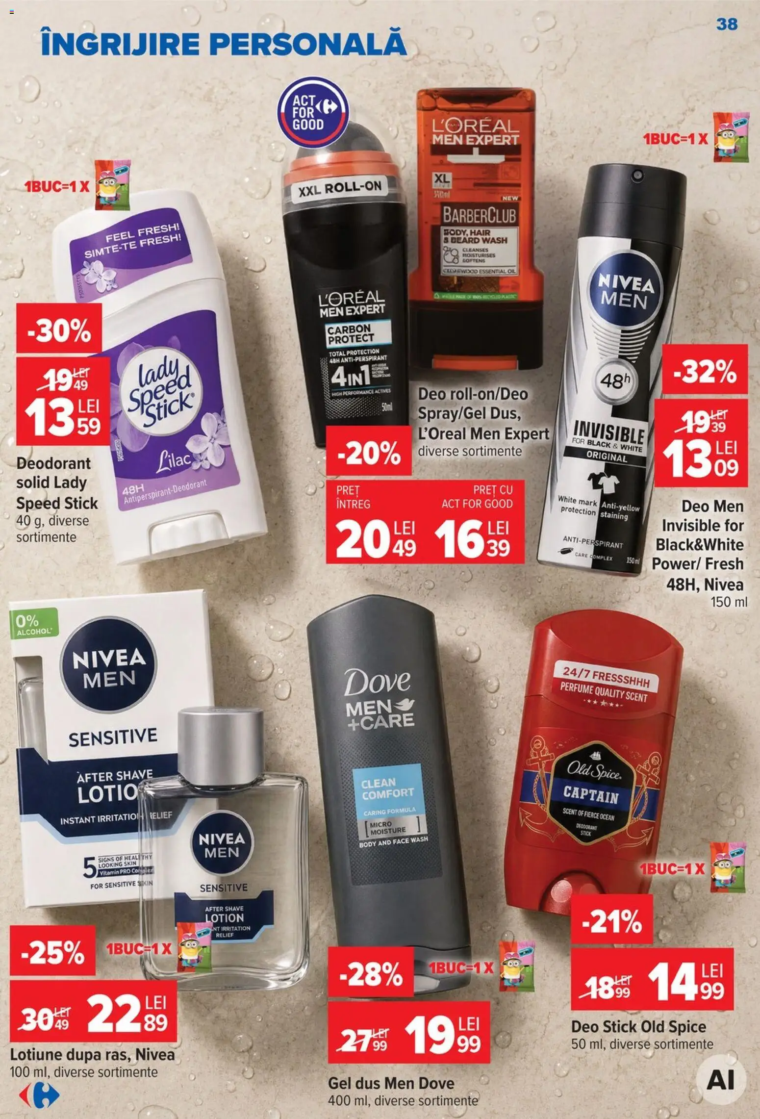 Catalog Carrefour 14 - 26 Octombrie 2026 | Pagina 38 | Produse: Solid, Nivea, Body, Antiperspirant