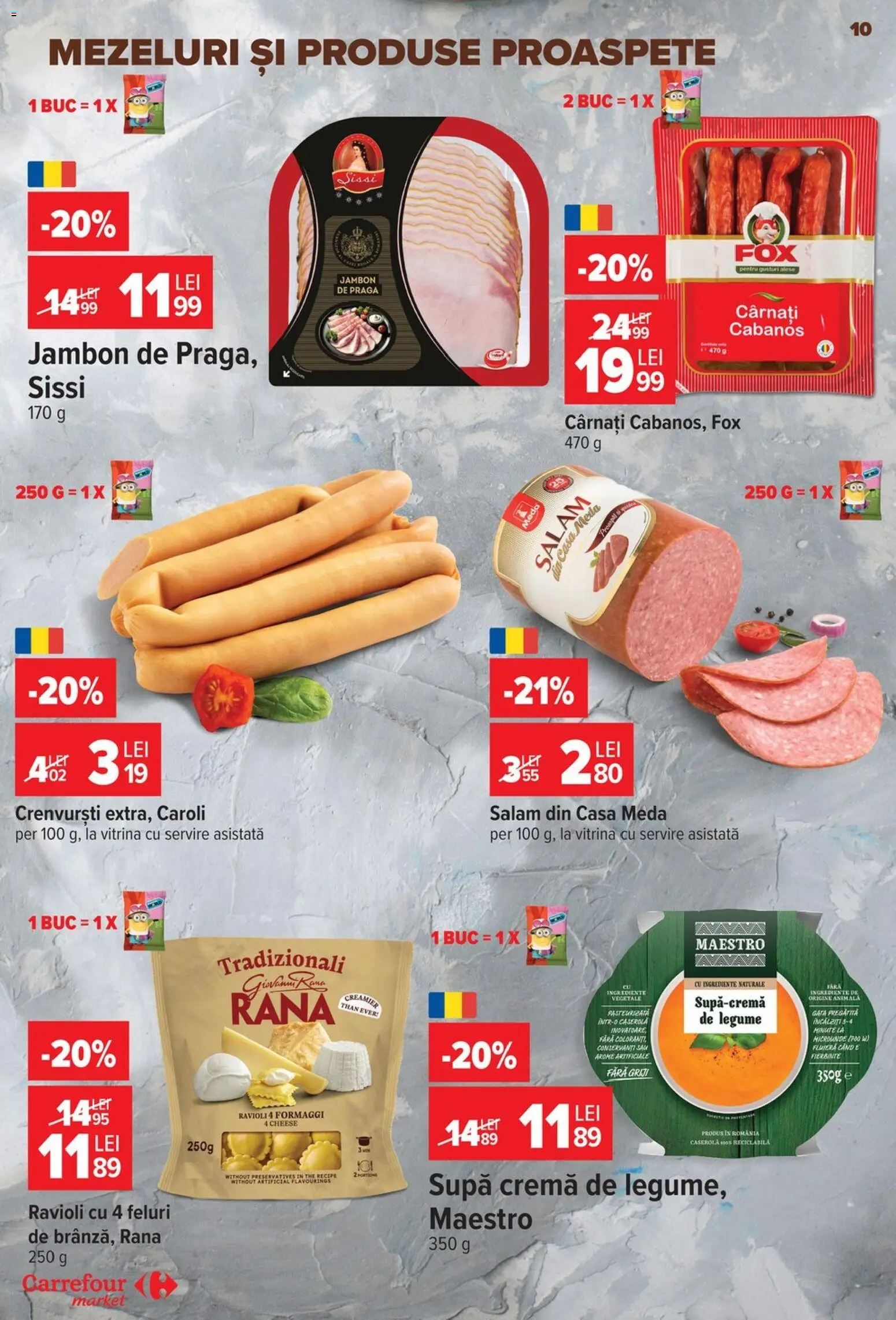 Catalog Carrefour 14 - 26 Octombrie 2026 | Pagina 10 | Produse: Caserola, Vitrină, Fox, Cabanos
