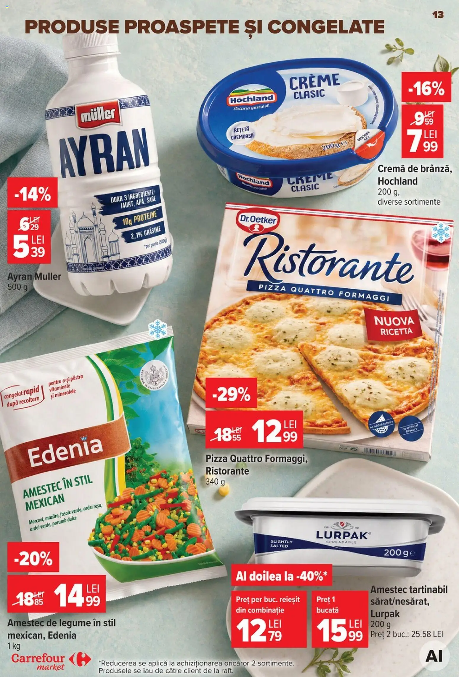 Catalog Carrefour 14 - 26 Octombrie 2026 | Pagina 13 | Produse: Lurpak, Cremă, Amestec, Sare