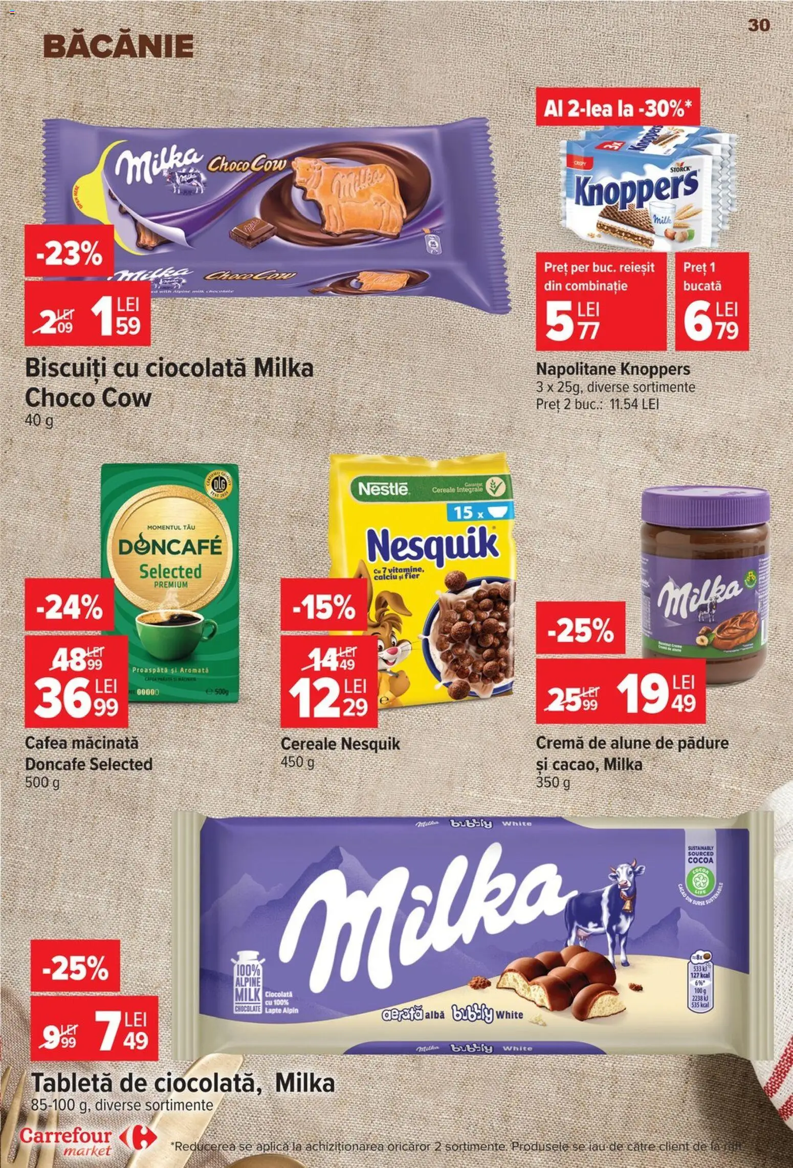 Catalog Carrefour 14 - 26 Octombrie 2026 | Pagina 30 | Produse: Fier, Aplică, Cafea, Alune de pădure
