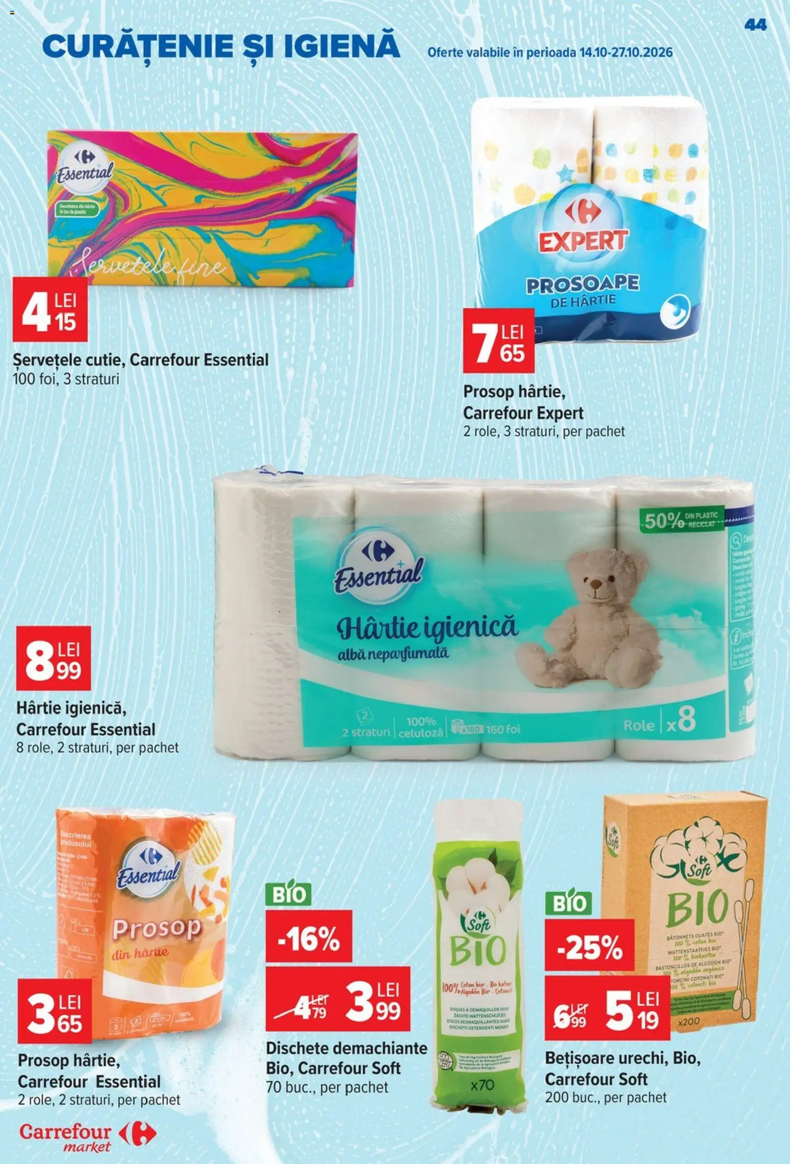 Catalog Carrefour 14 - 26 Octombrie 2026 | Pagina 44 | Produse: Bio, Alba, Role