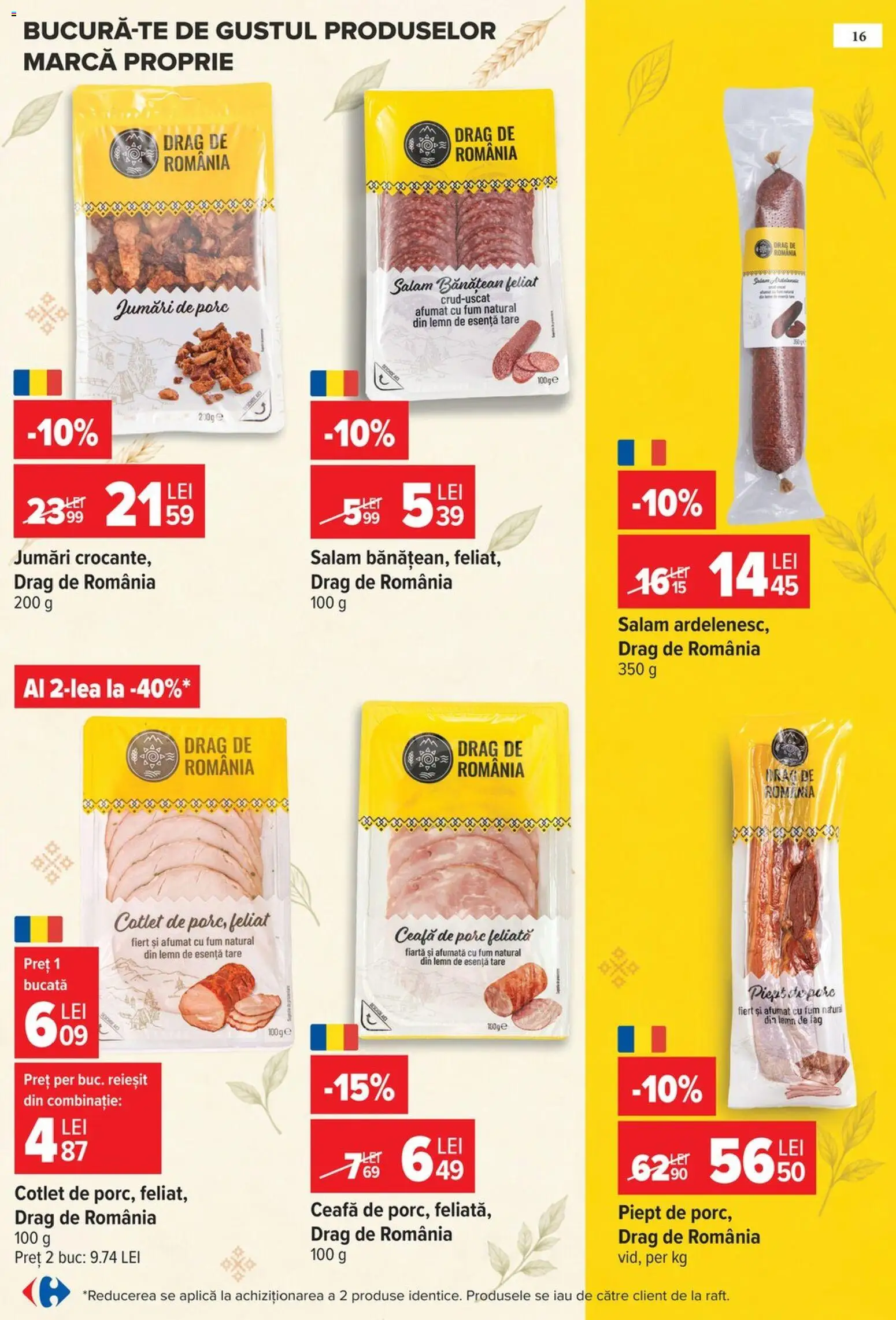 Catalog Carrefour 14 - 26 Octombrie 2026 | Pagina 16 | Produse: Aplică, Cotlet, Salam
