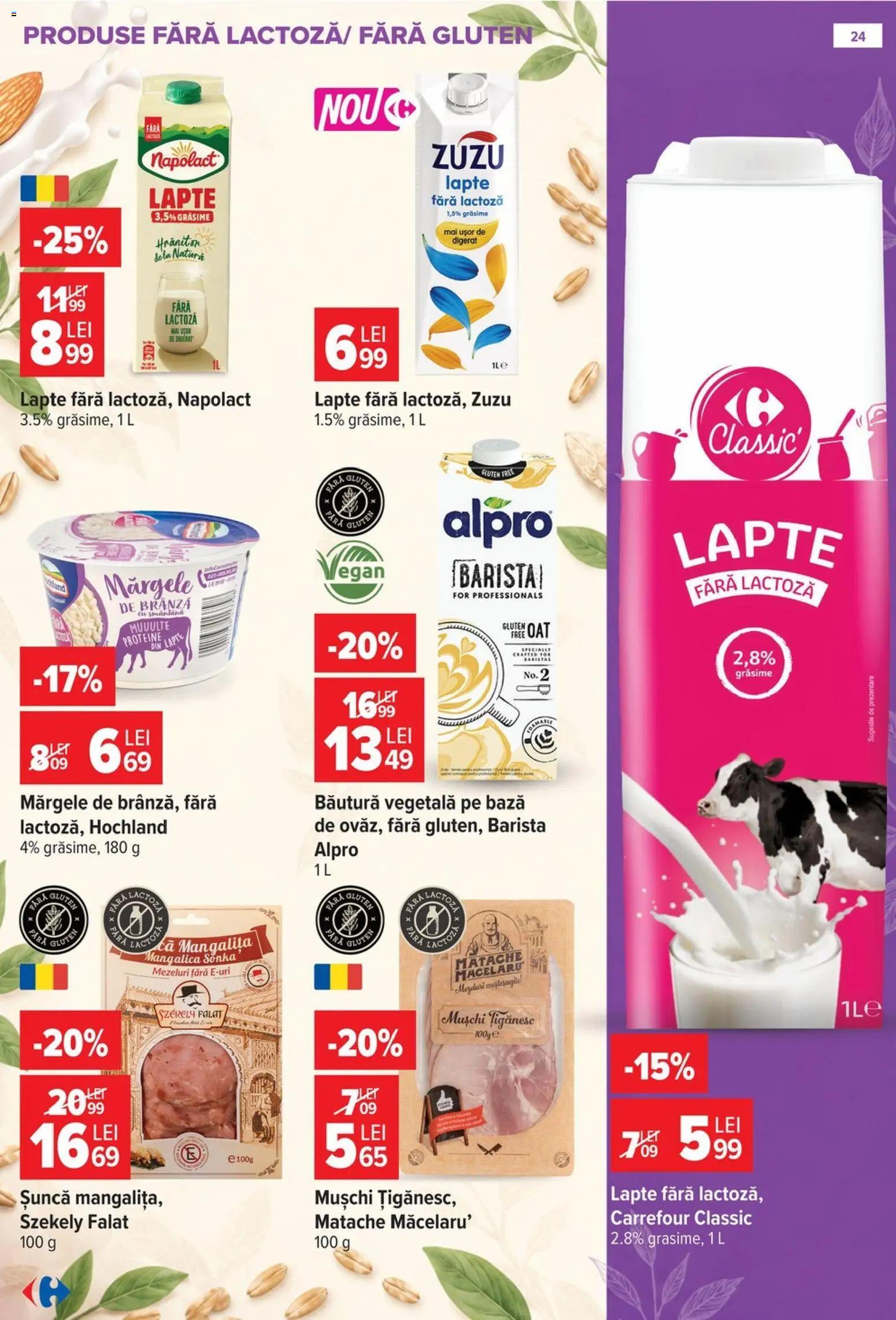 Catalog Carrefour 14 - 26 Octombrie 2026 | Pagina 24 | Produse: Pară, Zuzu, Mușchi, Hochland