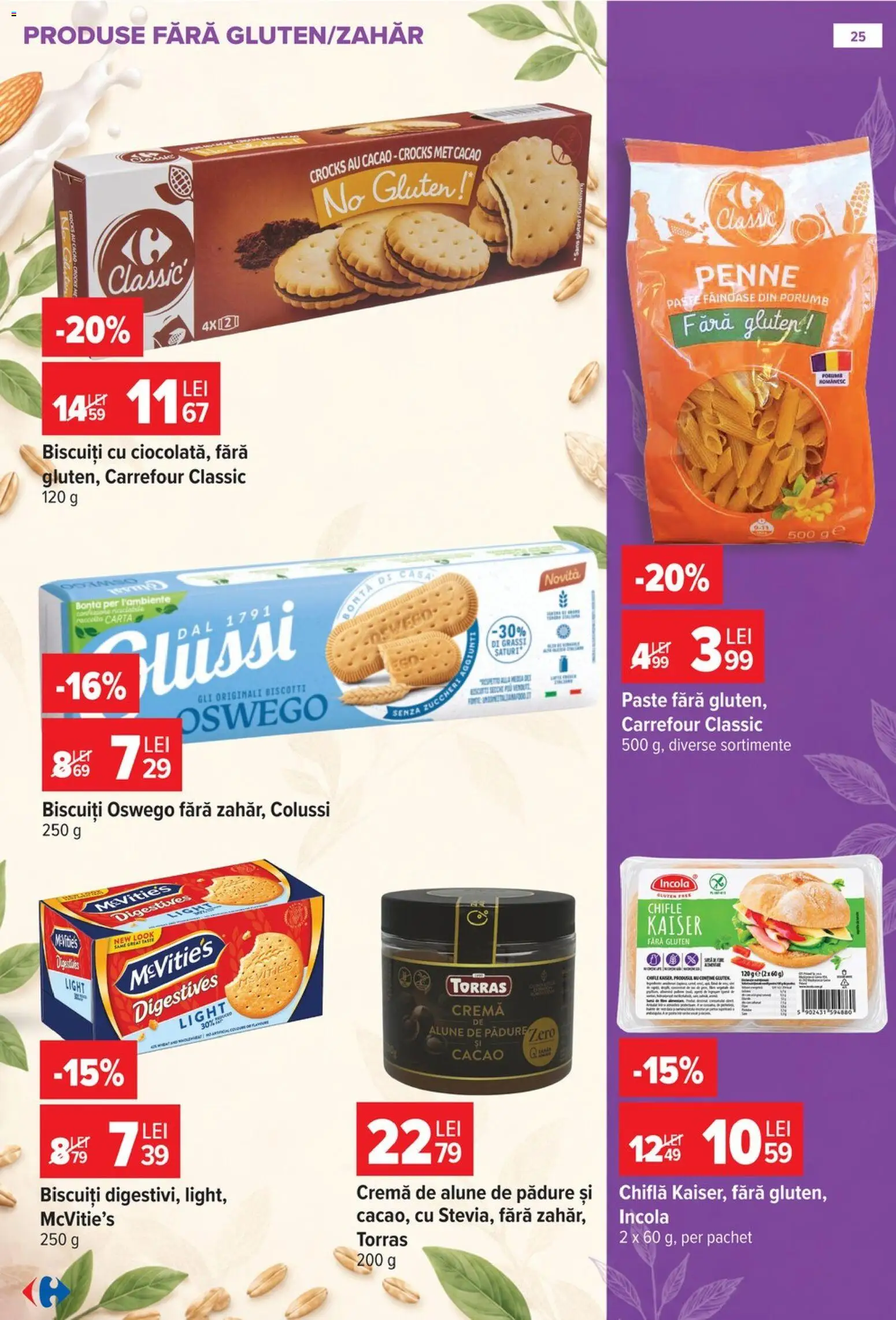 Catalog Carrefour 14 - 26 Octombrie 2026 | Pagina 25 | Produse: Zero, Carrefour Classic, Chiflă, Cacao