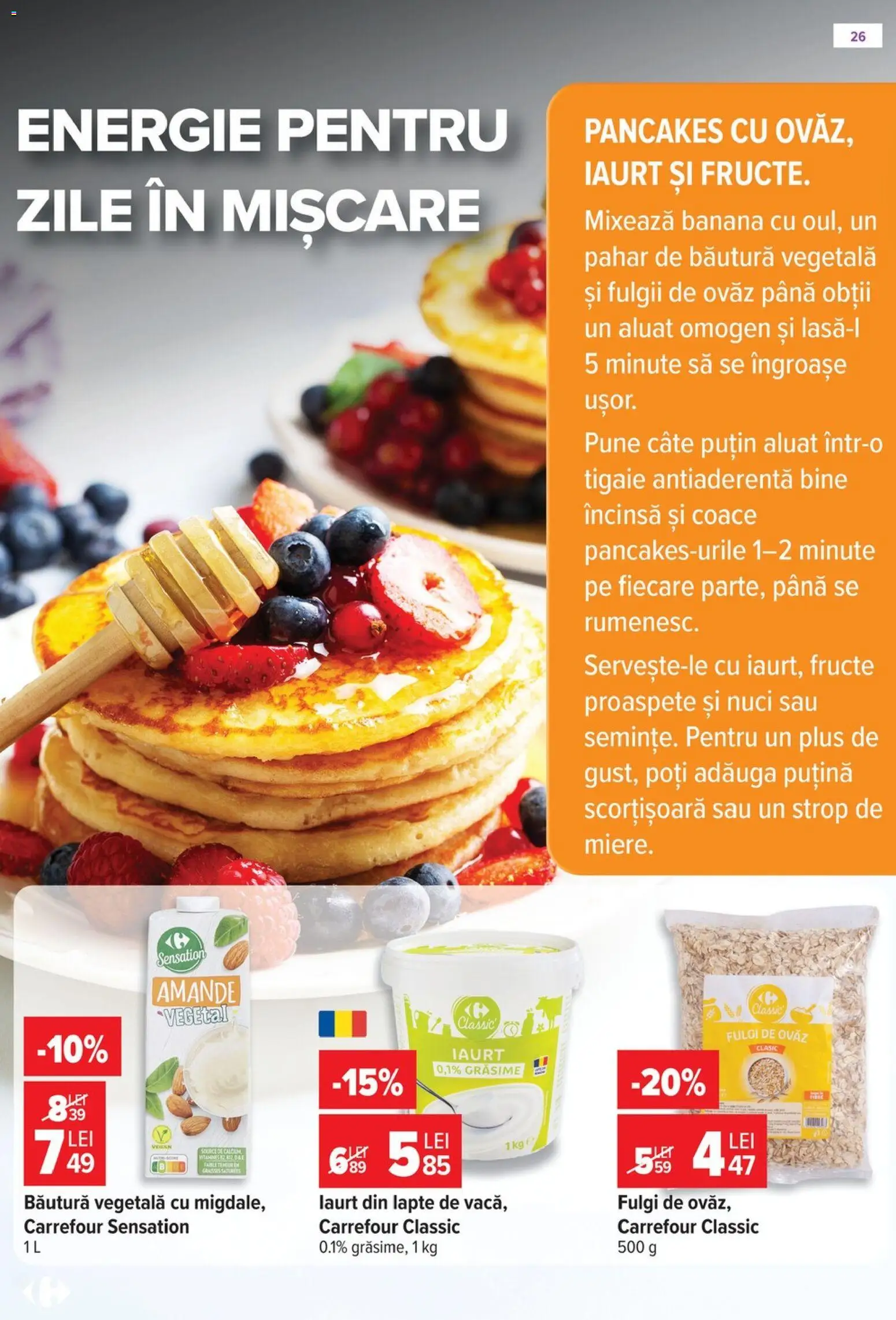 Catalog Carrefour 14 - 26 Octombrie 2026 | Pagina 26 | Produse: Aluat, Iaurt, Fructe, Plus
