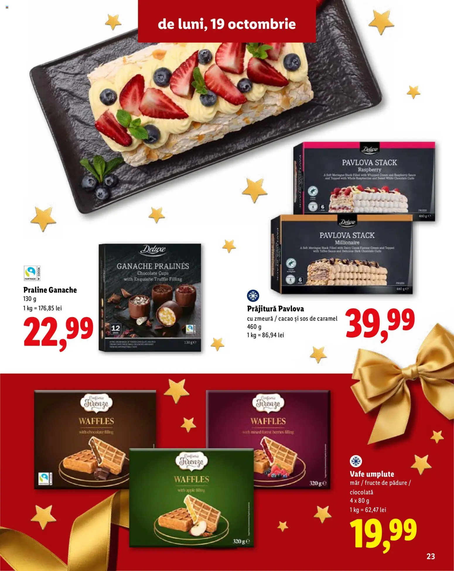 Catalog LIDL 19 Octombrie - 30 Decembrie 2026 | Pagina 23 | Produse: Vafe, Fructe de pădure, Cacao, Deluxe