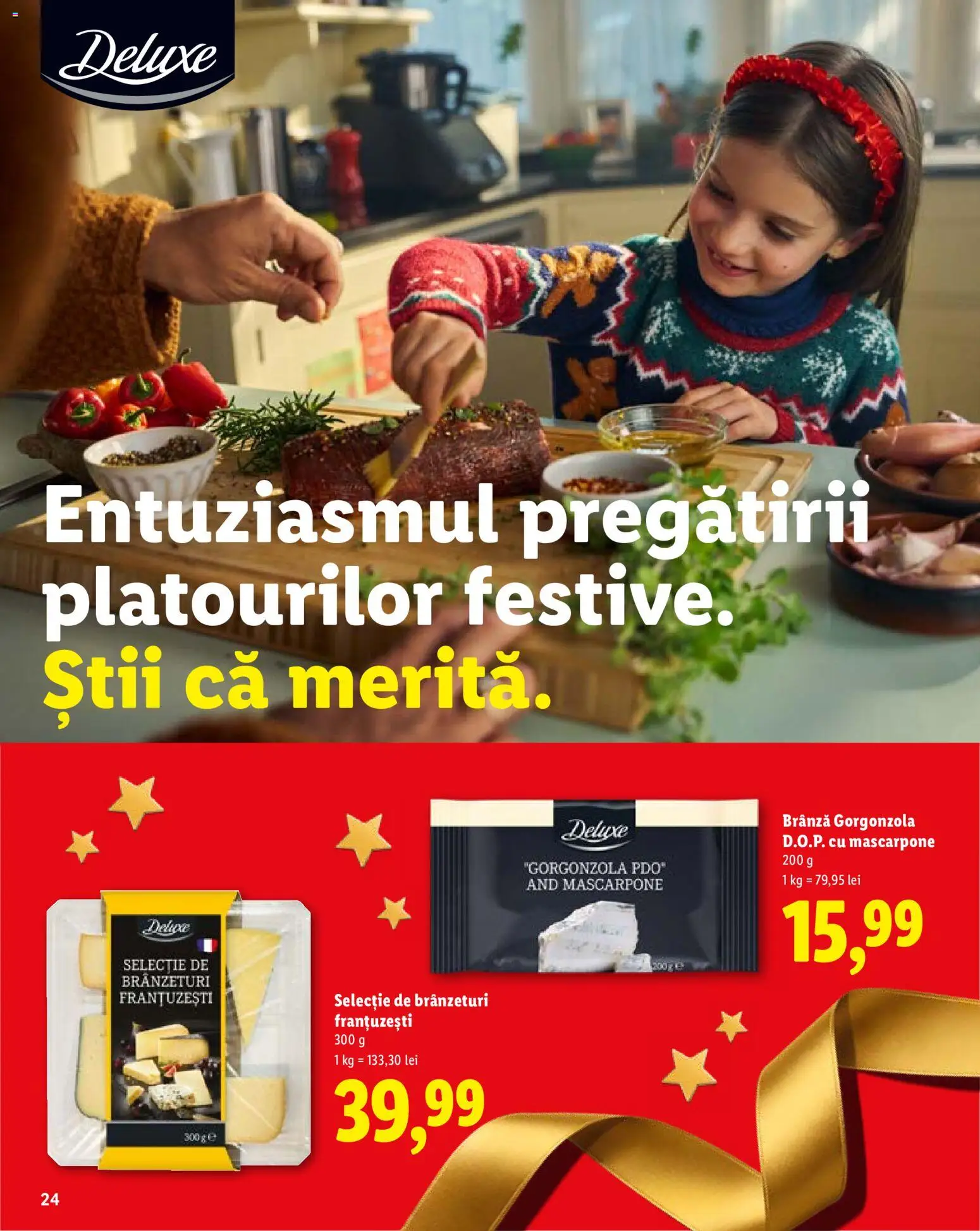 Catalog LIDL 19 Octombrie - 30 Decembrie 2026 | Pagina 24 | Produse: Brânză, Gorgonzola, Mascarpone, Deluxe
