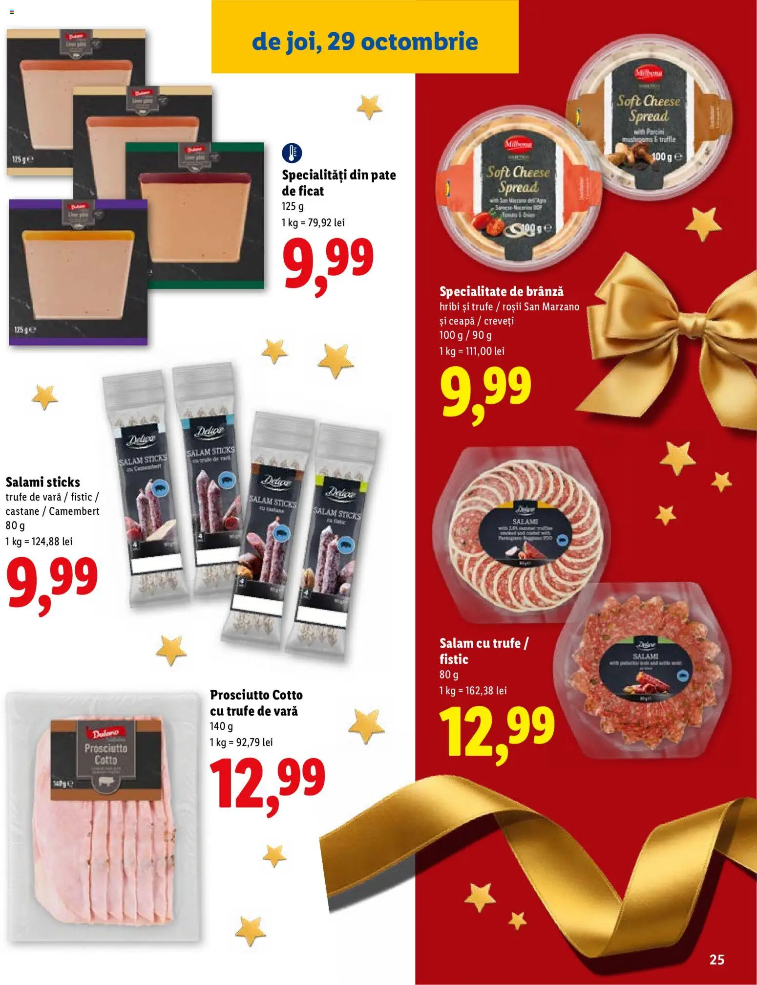 Catalog LIDL 19 Octombrie - 30 Decembrie 2026 | Pagina 25 | Produse: Brânză, Fistic, Ceapă, Deluxe