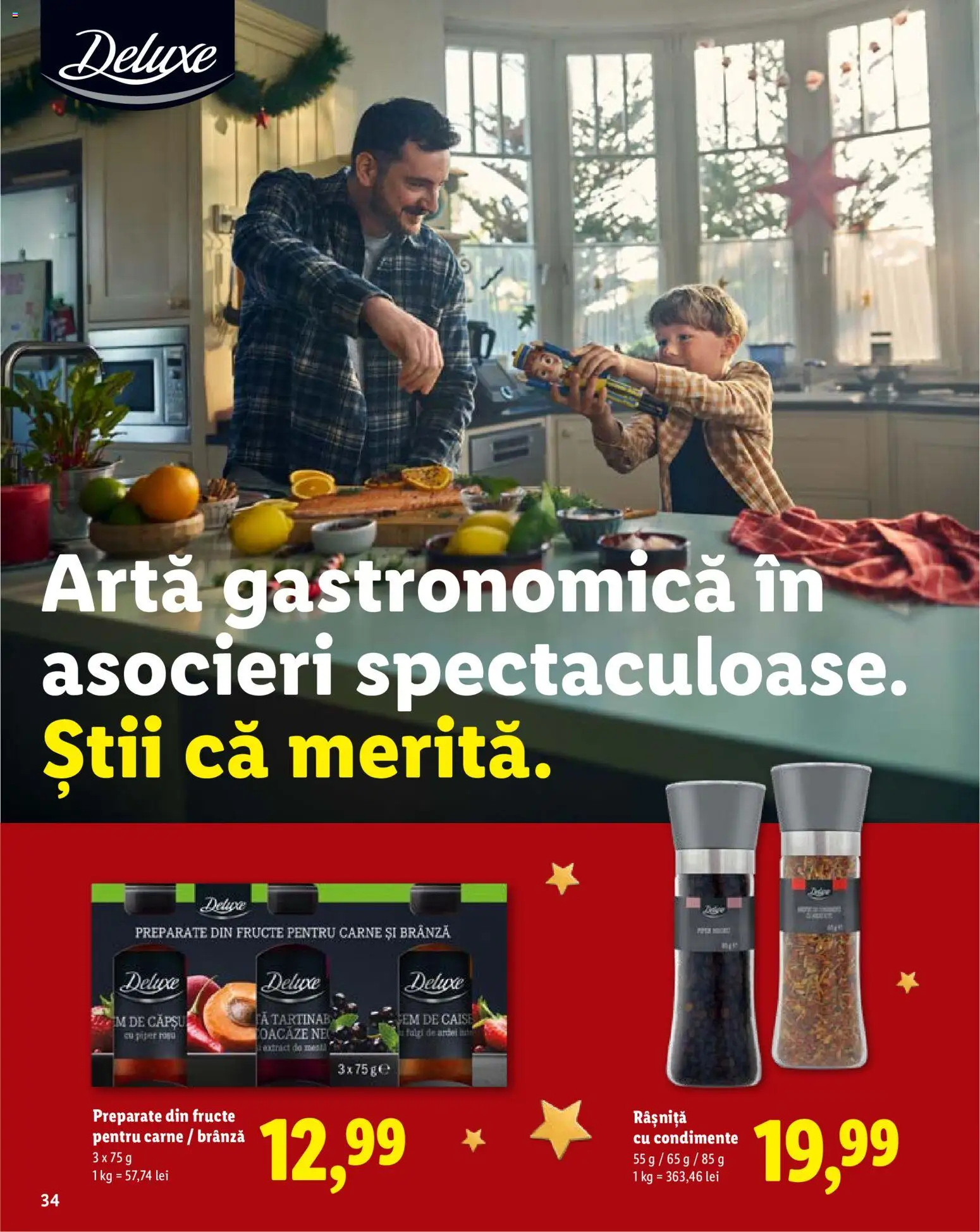 Catalog LIDL 19 Octombrie - 30 Decembrie 2026 | Pagina 34 | Produse: Brânză, Caise, Condimente, Fructe