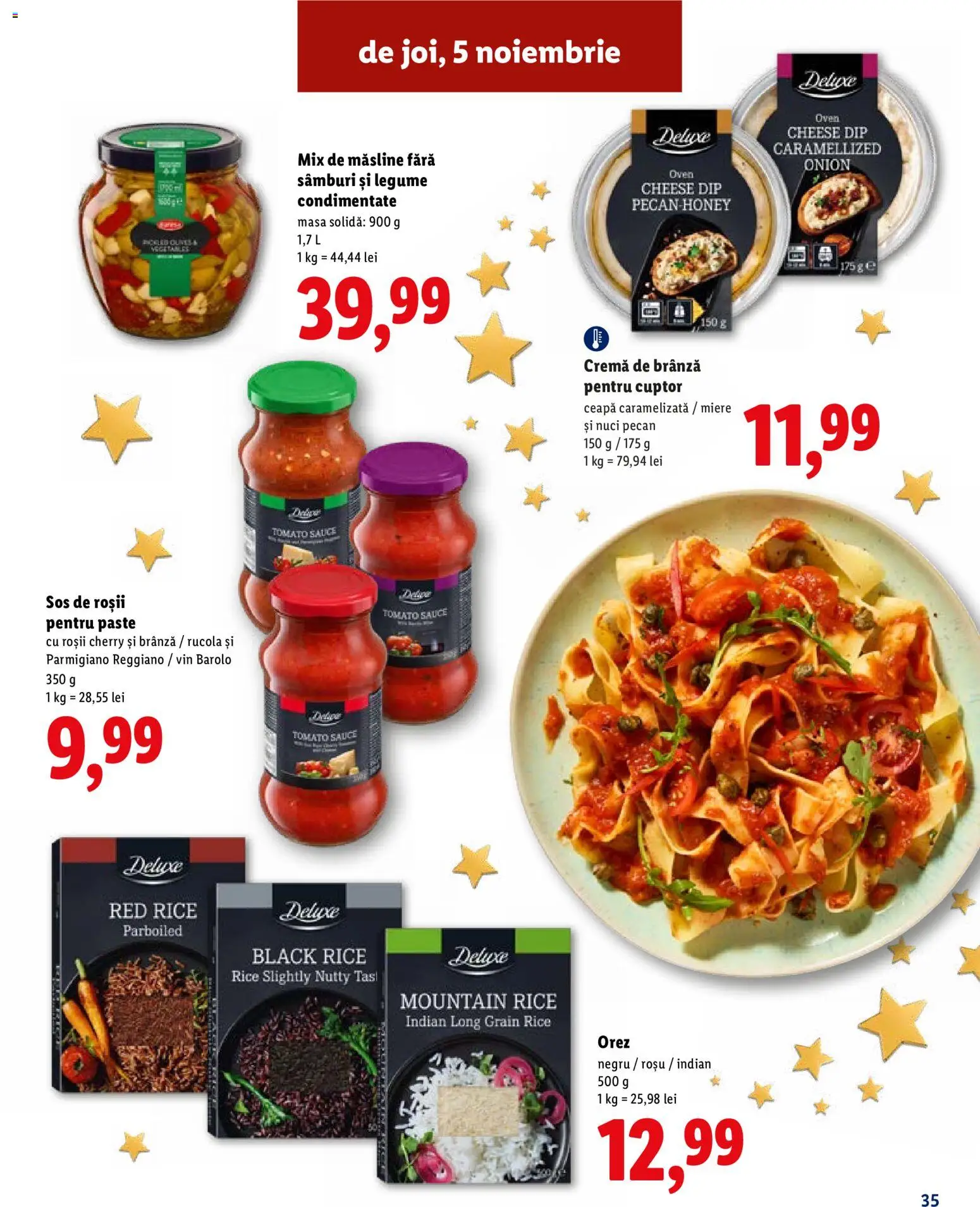 Catalog LIDL 19 Octombrie - 30 Decembrie 2026 | Pagina 35 | Produse: Miere, Cremă de brânză, Nuci, Deluxe