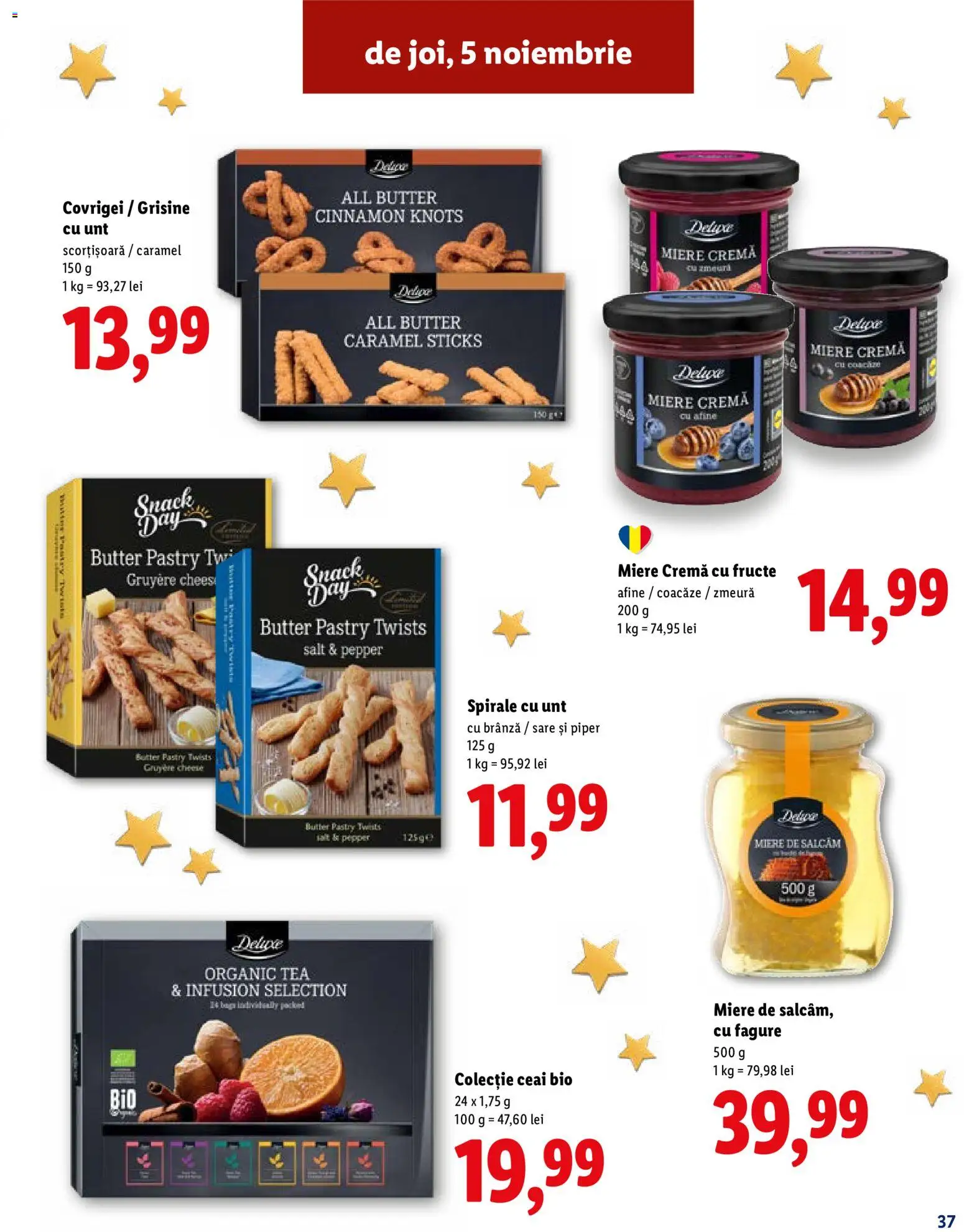 Catalog LIDL 19 Octombrie - 30 Decembrie 2026 | Pagina 37 | Produse: Bio, Unt, Sare, Piper