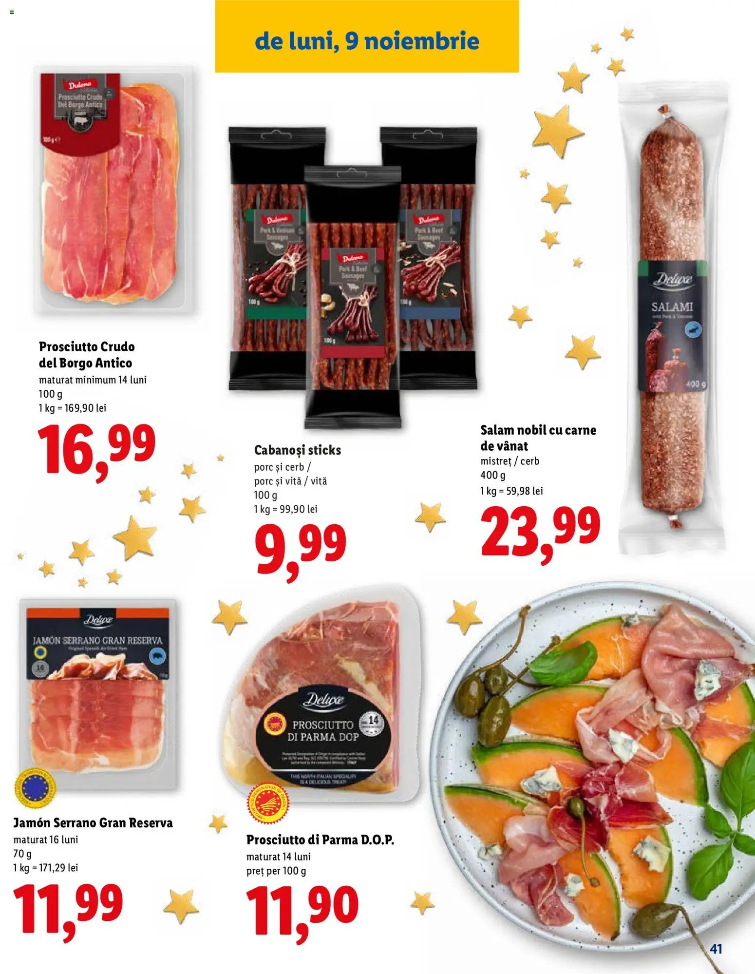 Catalog LIDL 19 Octombrie - 30 Decembrie 2026 | Pagina 41 | Produse: Vită, Salam, Deluxe