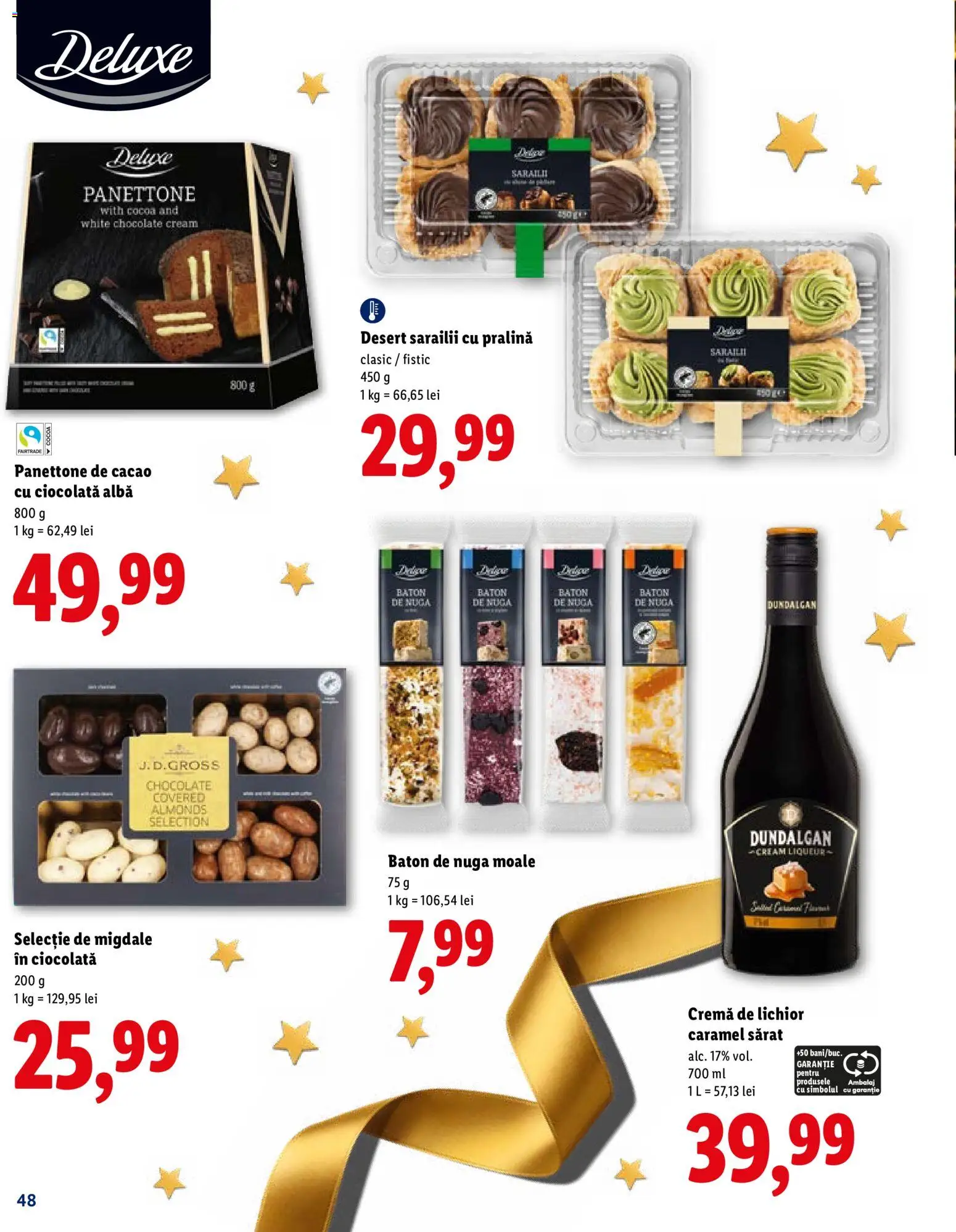 Catalog LIDL 19 Octombrie - 30 Decembrie 2026 | Pagina 48 | Produse: Cremă, Ciocolată, Desert, Deluxe