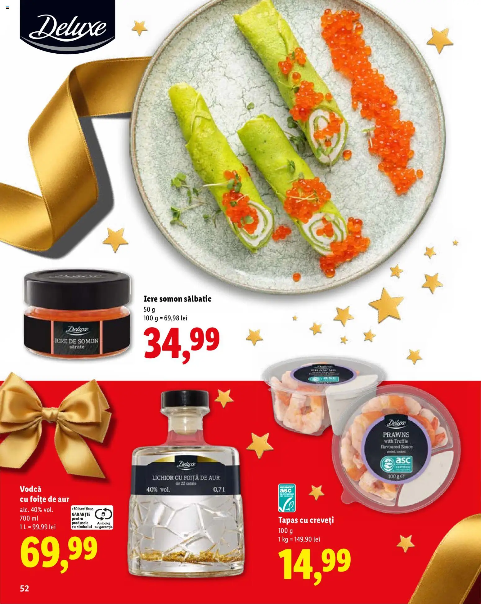 Catalog LIDL 19 Octombrie - 30 Decembrie 2026 | Pagina 52 | Produse: Vodca, Lichior, Somon, Vodka