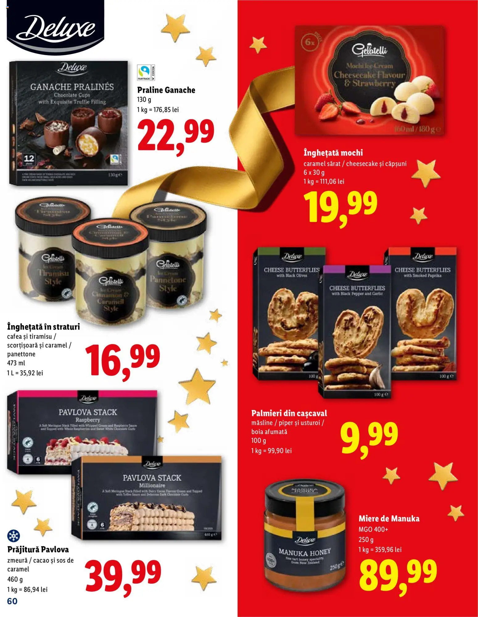 Catalog LIDL 19 Octombrie - 30 Decembrie 2026 | Pagina 60 | Produse: Prăjitură, Înghețată, Usturoi, Black