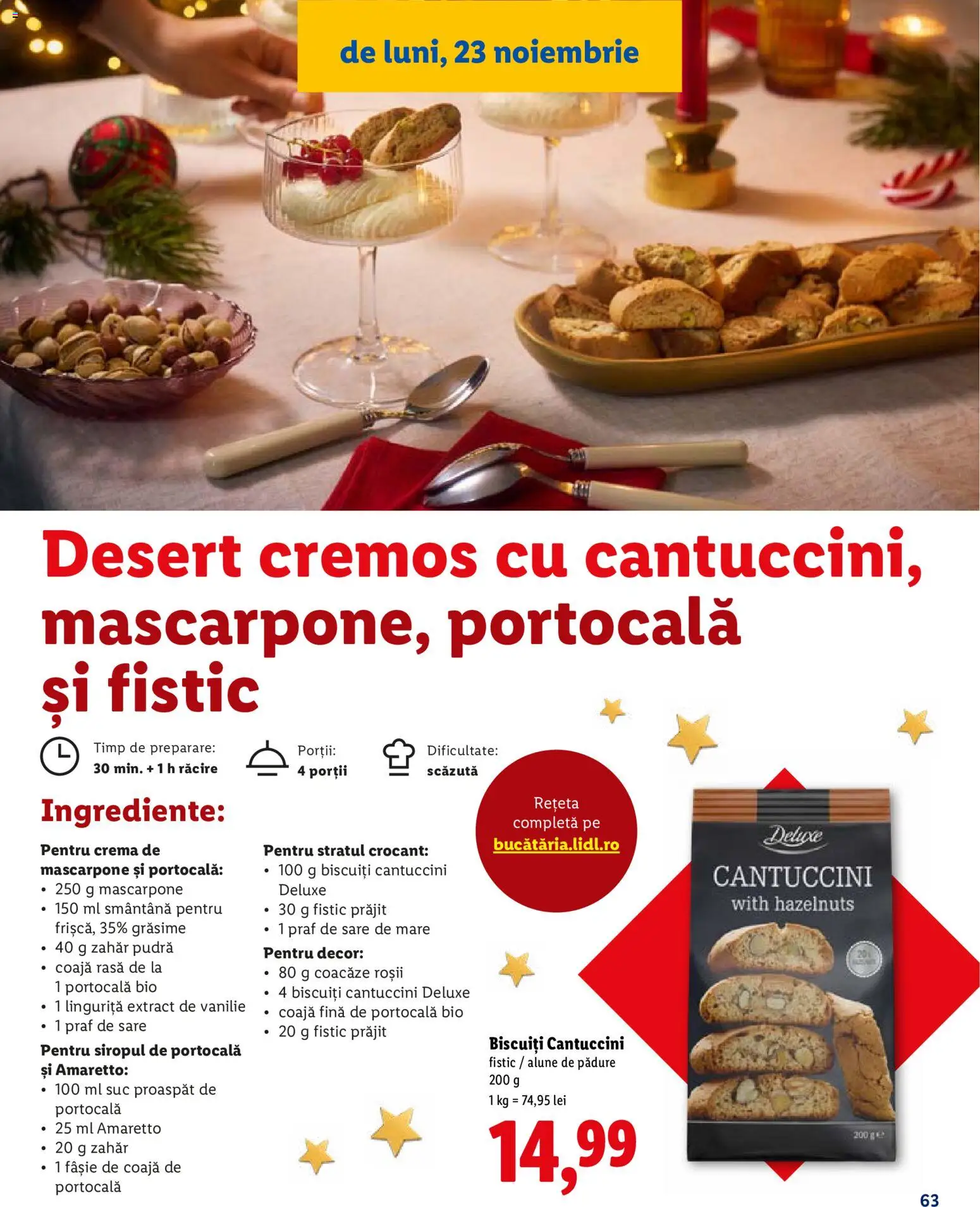 Catalog LIDL 19 Octombrie - 30 Decembrie 2026 | Pagina 63 | Produse: Zahar pudra, Pudră, Alune, Fistic