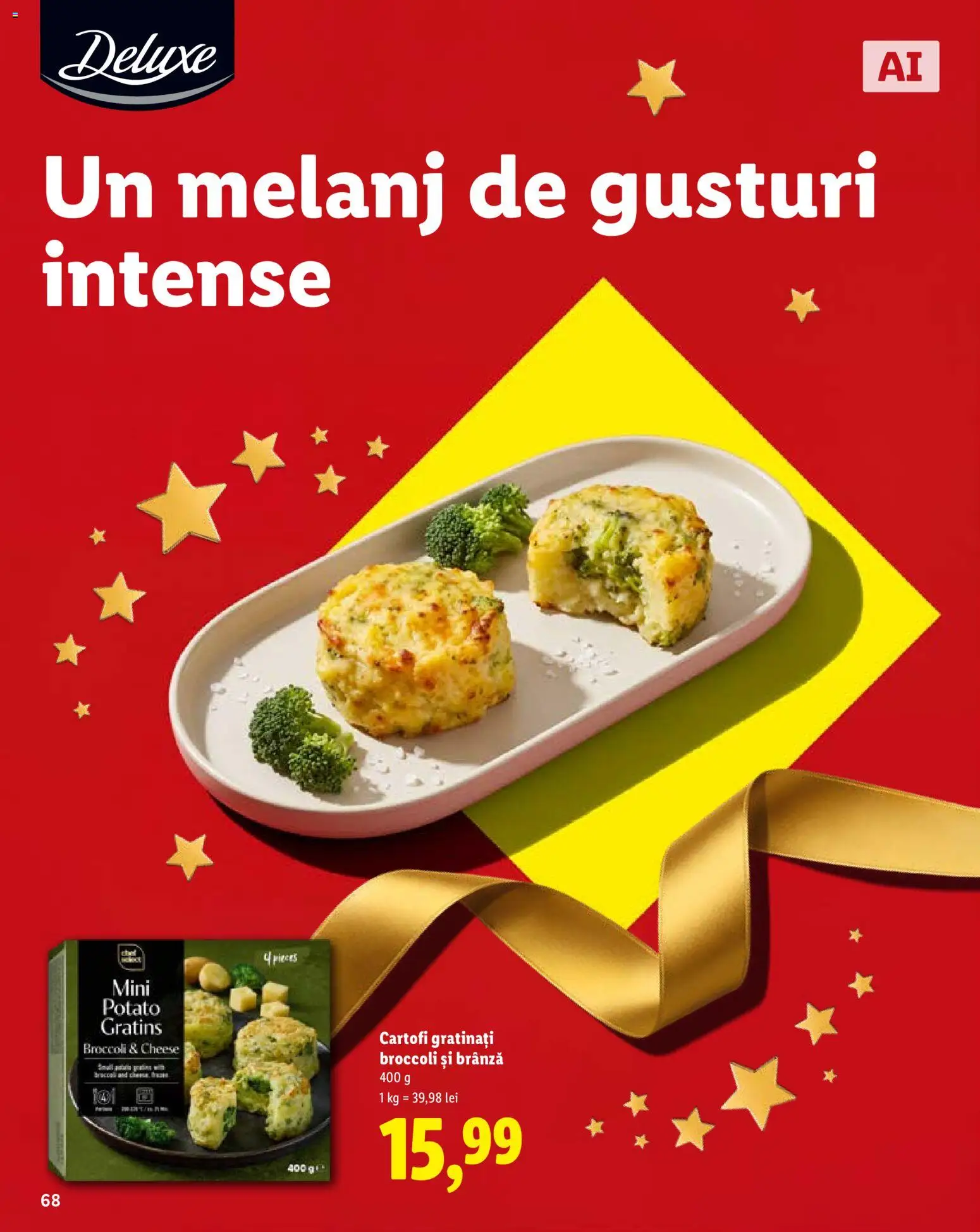 Catalog LIDL 19 Octombrie - 30 Decembrie 2026 | Pagina 68 | Produse: Intense, Broccoli, Cartofi, Deluxe