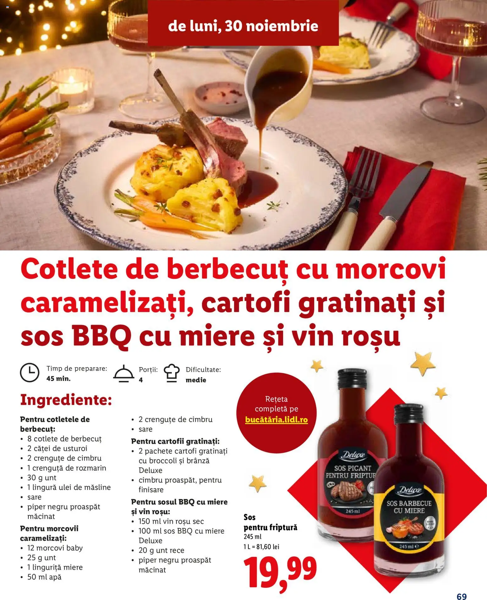 Catalog LIDL 19 Octombrie - 30 Decembrie 2026 | Pagina 69 | Produse: Vin rosu, Brânză, Broccoli, Piper