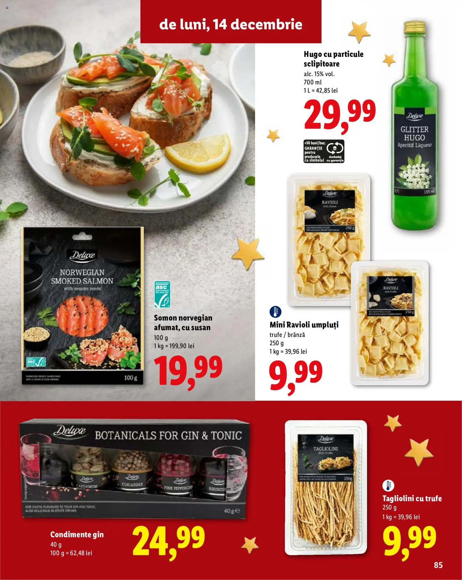 Catalog LIDL 19 Octombrie - 30 Decembrie 2026 | Pagina 85 | Produse: Gin, Condimente, Deluxe, Hugo