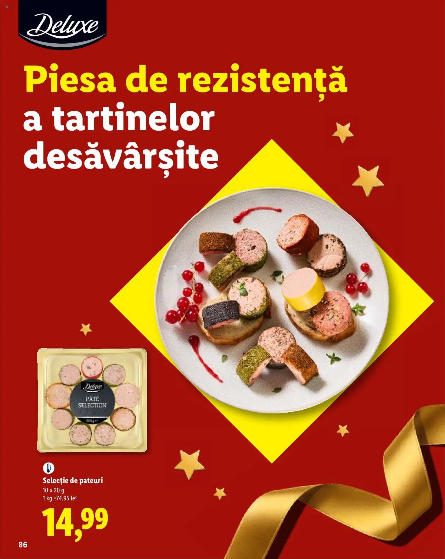 Catalog LIDL 19 Octombrie - 30 Decembrie 2026 | Pagina 86 | Produse: Pate, Deluxe