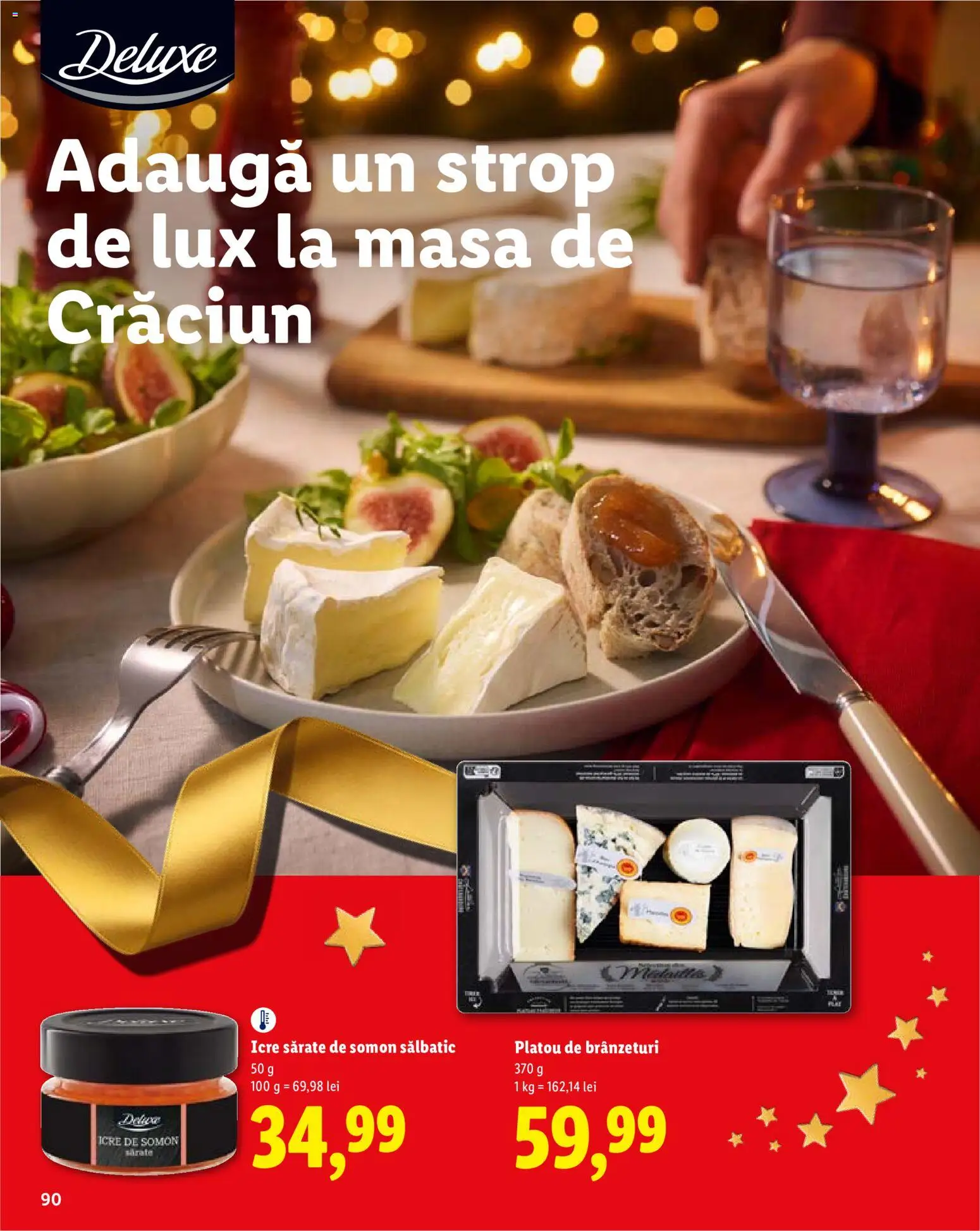 Catalog LIDL 19 Octombrie - 30 Decembrie 2026 | Pagina 90 | Produse: Masă, Somon, Lux, Deluxe