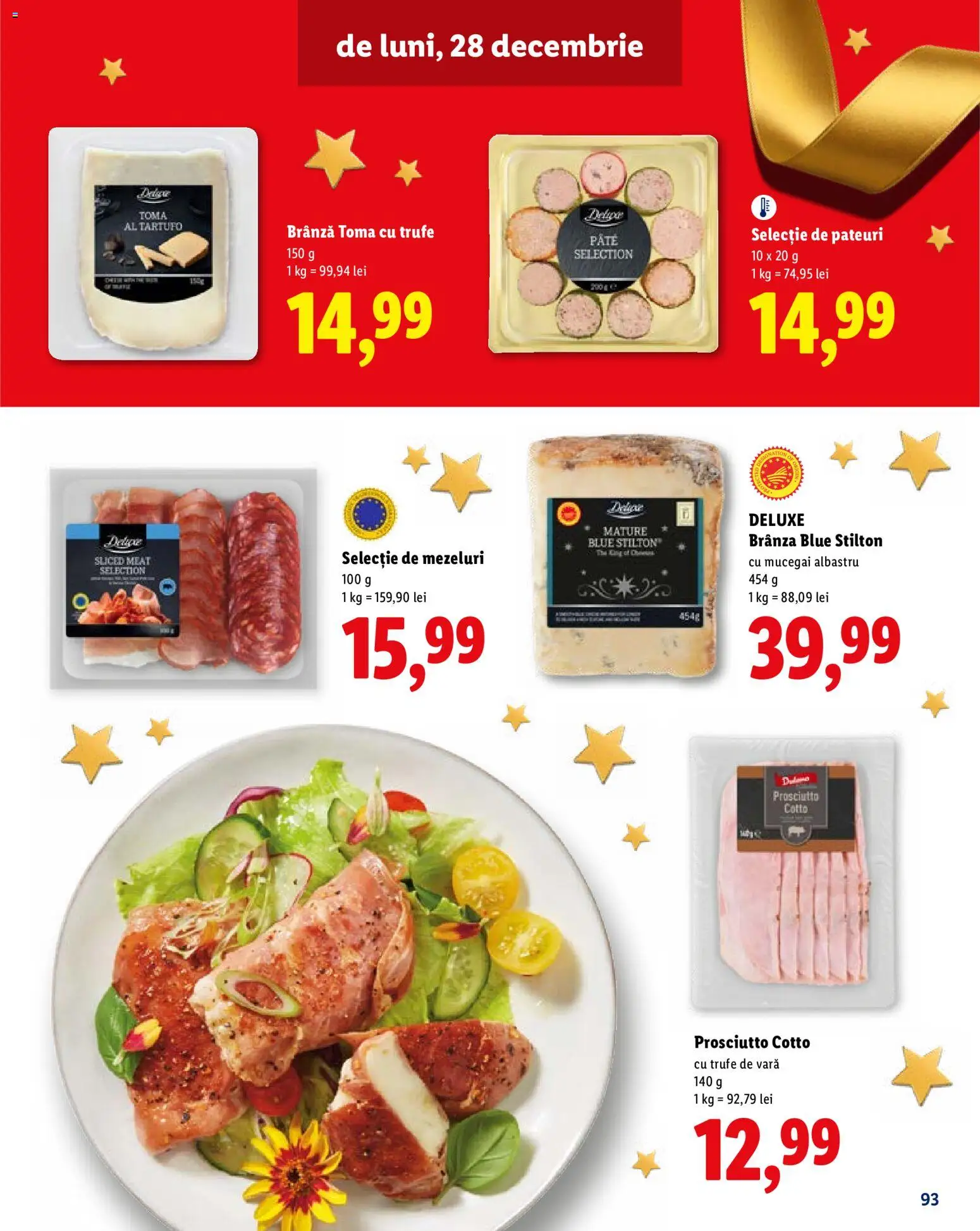 Catalog LIDL 19 Octombrie - 30 Decembrie 2026 | Pagina 93 | Produse: Pate, Brânză, Deluxe