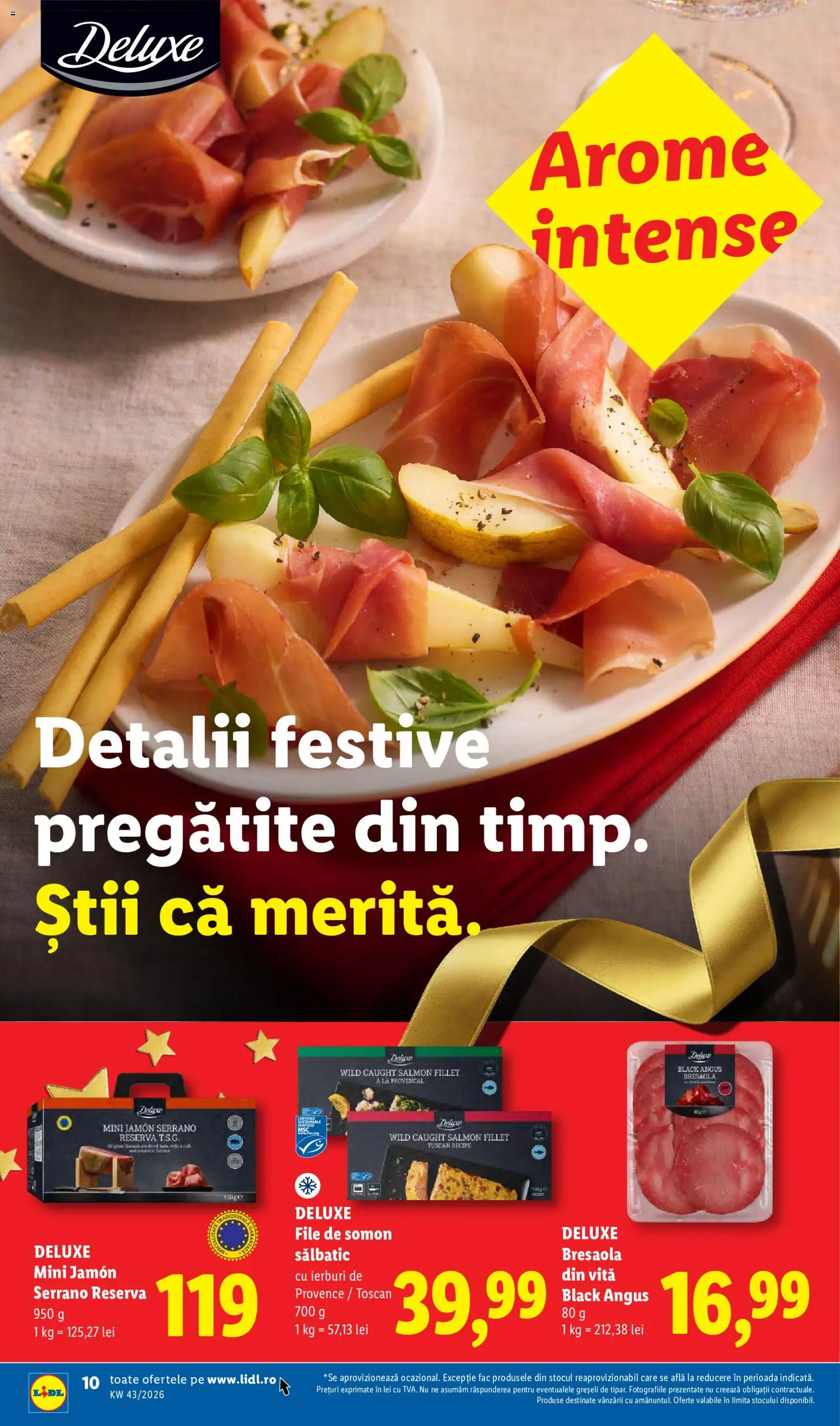 Catalog LIDL 19 - 24 Octombrie 2026 | Pagina 10 | Produse: Black angus, Somon, Intense, Deluxe