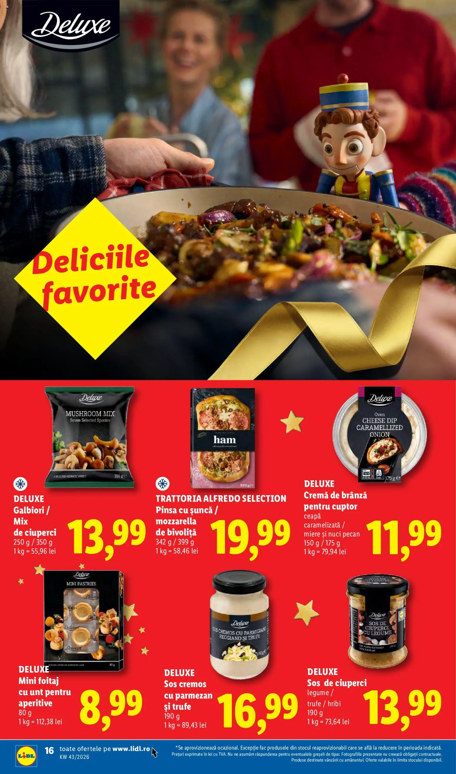 Catalog LIDL 19 - 24 Octombrie 2026 | Pagina 16 | Produse: Miere, Cuptor, Mozzarella, Pizza