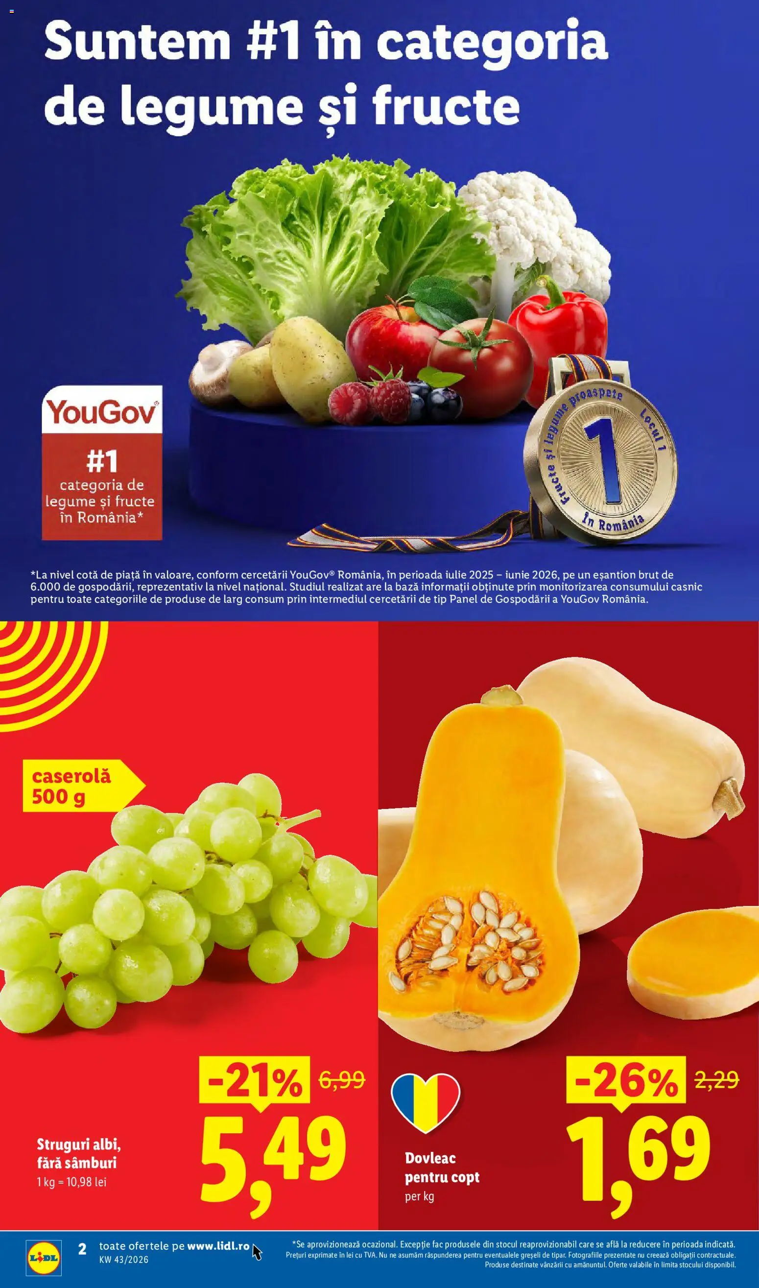 Catalog LIDL 19 - 24 Octombrie 2026 | Pagina 2 | Produse: Dovleac, Tip, Legume, Fructe