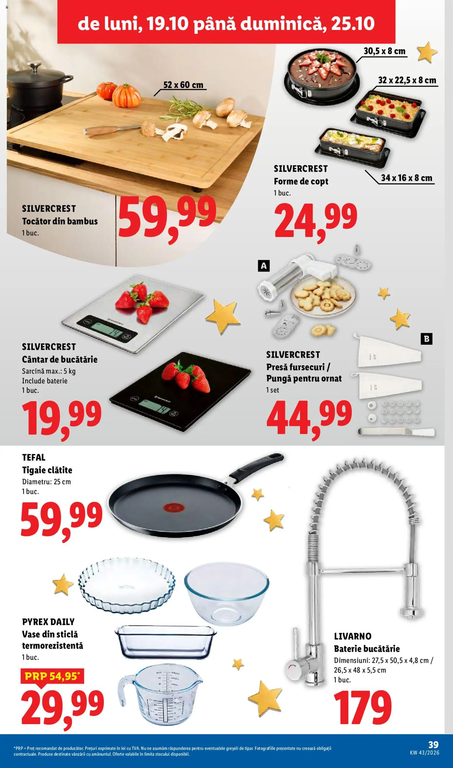 Catalog LIDL 19 - 24 Octombrie 2026 | Pagina 39 | Produse: Tigaie, Presă, Cântar, Tocător