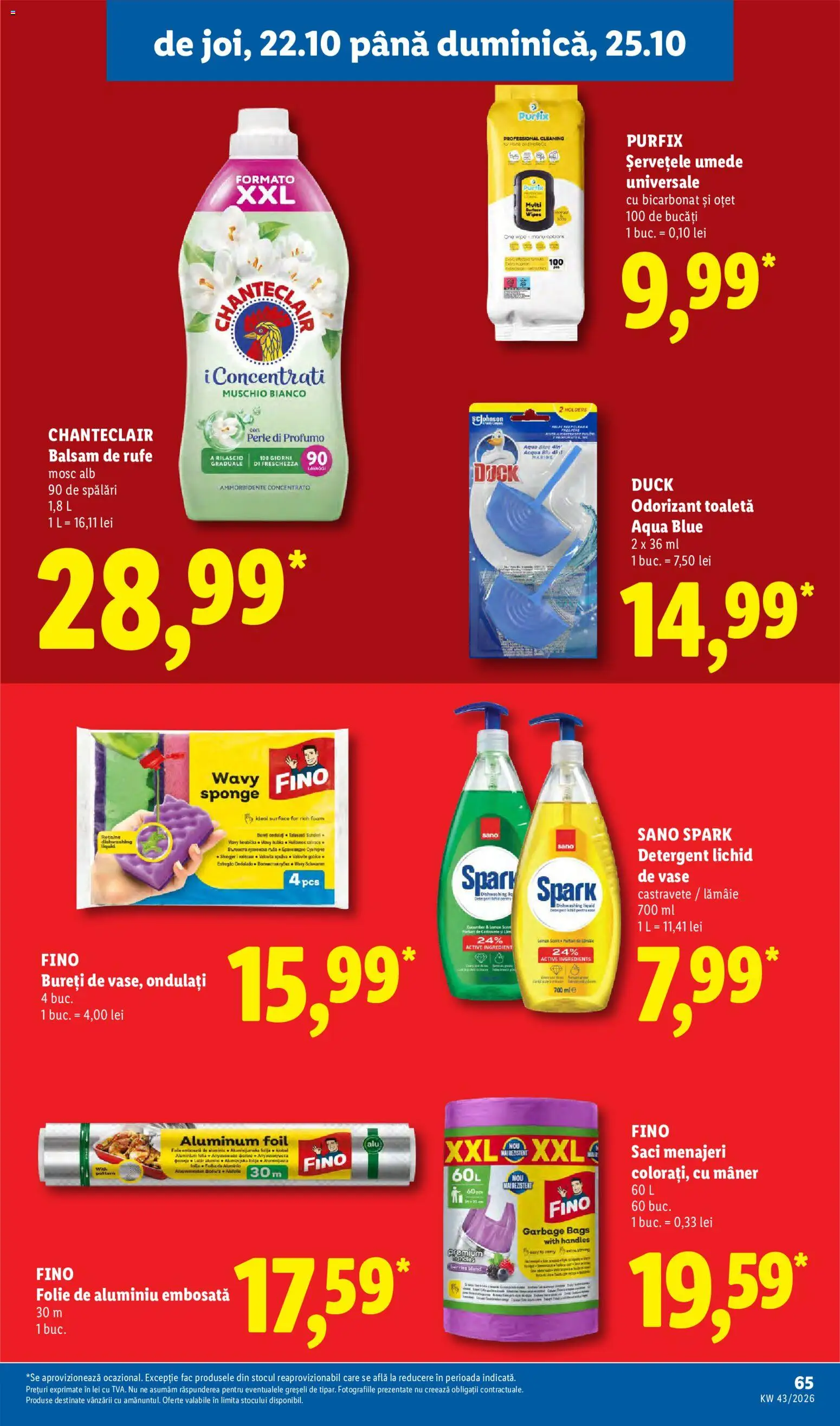 Catalog LIDL 19 - 24 Octombrie 2026 | Pagina 65 | Produse: Pc, Vase, Perle, Active