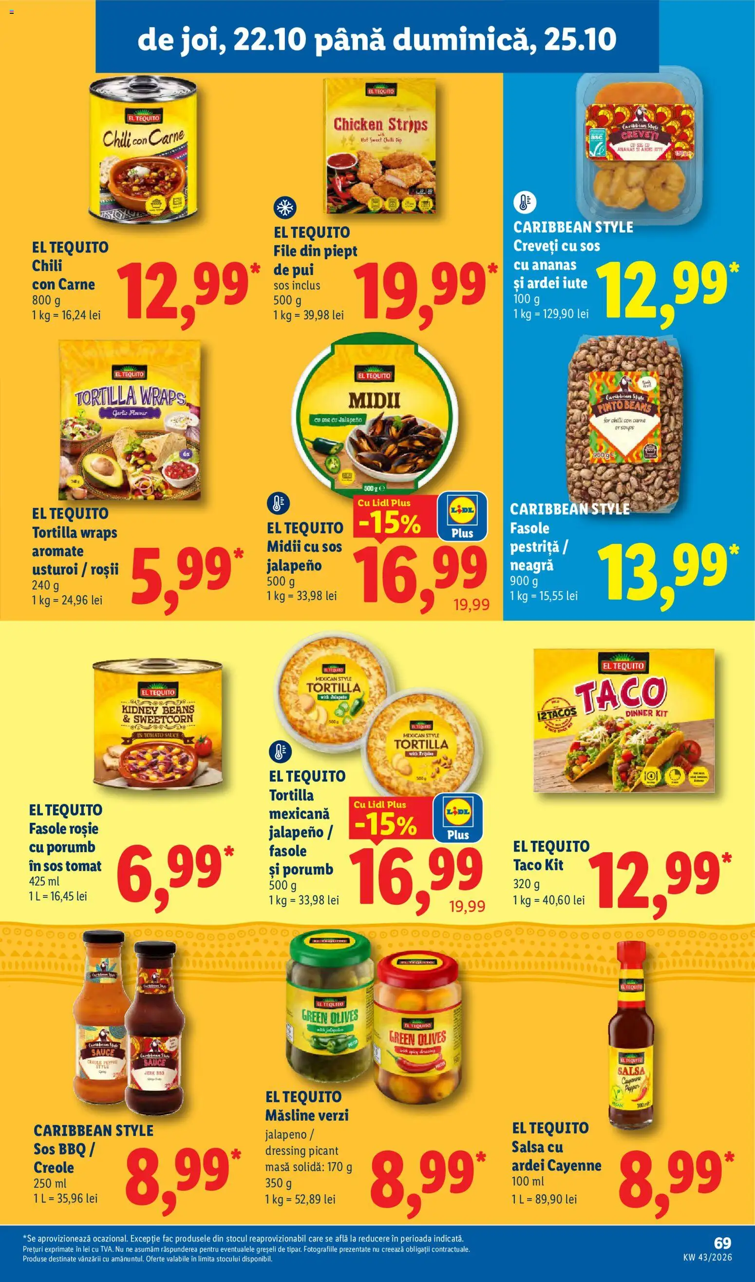 Catalog LIDL 19 - 24 Octombrie 2026 | Pagina 69 | Produse: Style, Chilli, Ananas, Sos