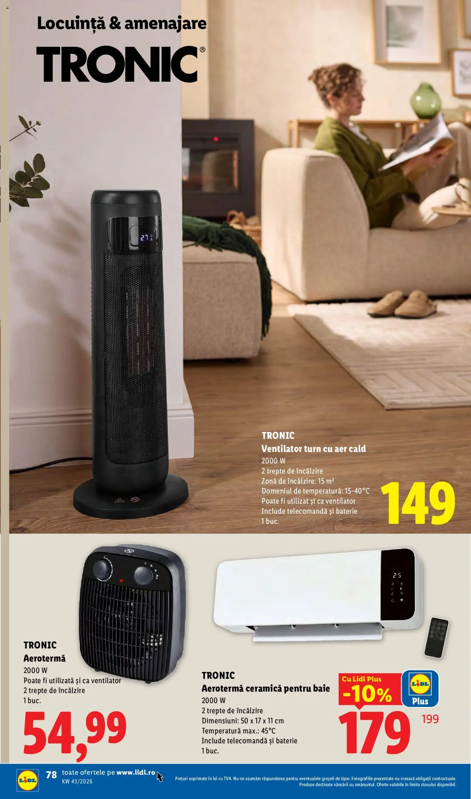 Catalog LIDL 19 - 24 Octombrie 2026 | Pagina 78 | Produse: Ventilator, Baterie, Plus