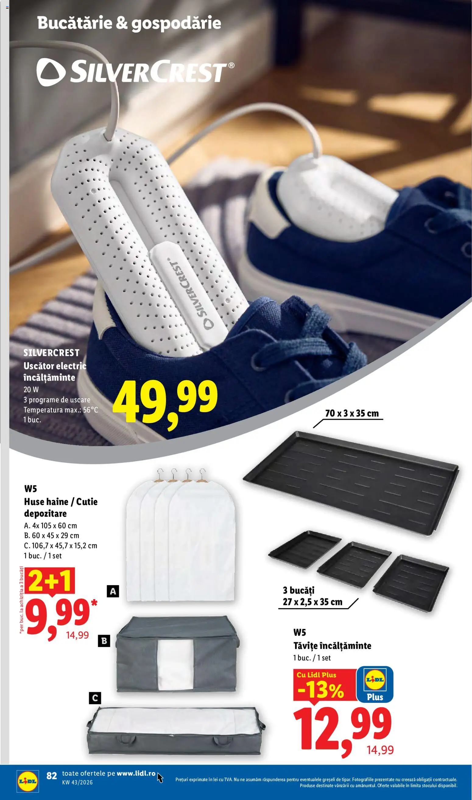Catalog LIDL 19 - 24 Octombrie 2026 | Pagina 82 | Produse: Bucătărie, Incaltaminte, Haine, Depozitare
