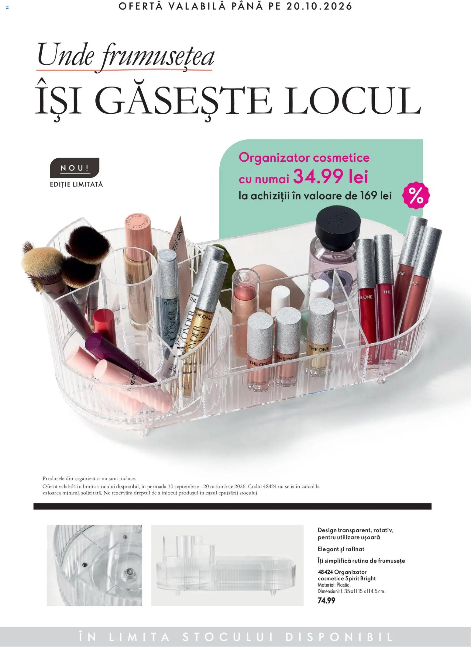 Catalog Oriflame 14 - 19 Octombrie 2026 | Pagina 6 | Produse: Organizator